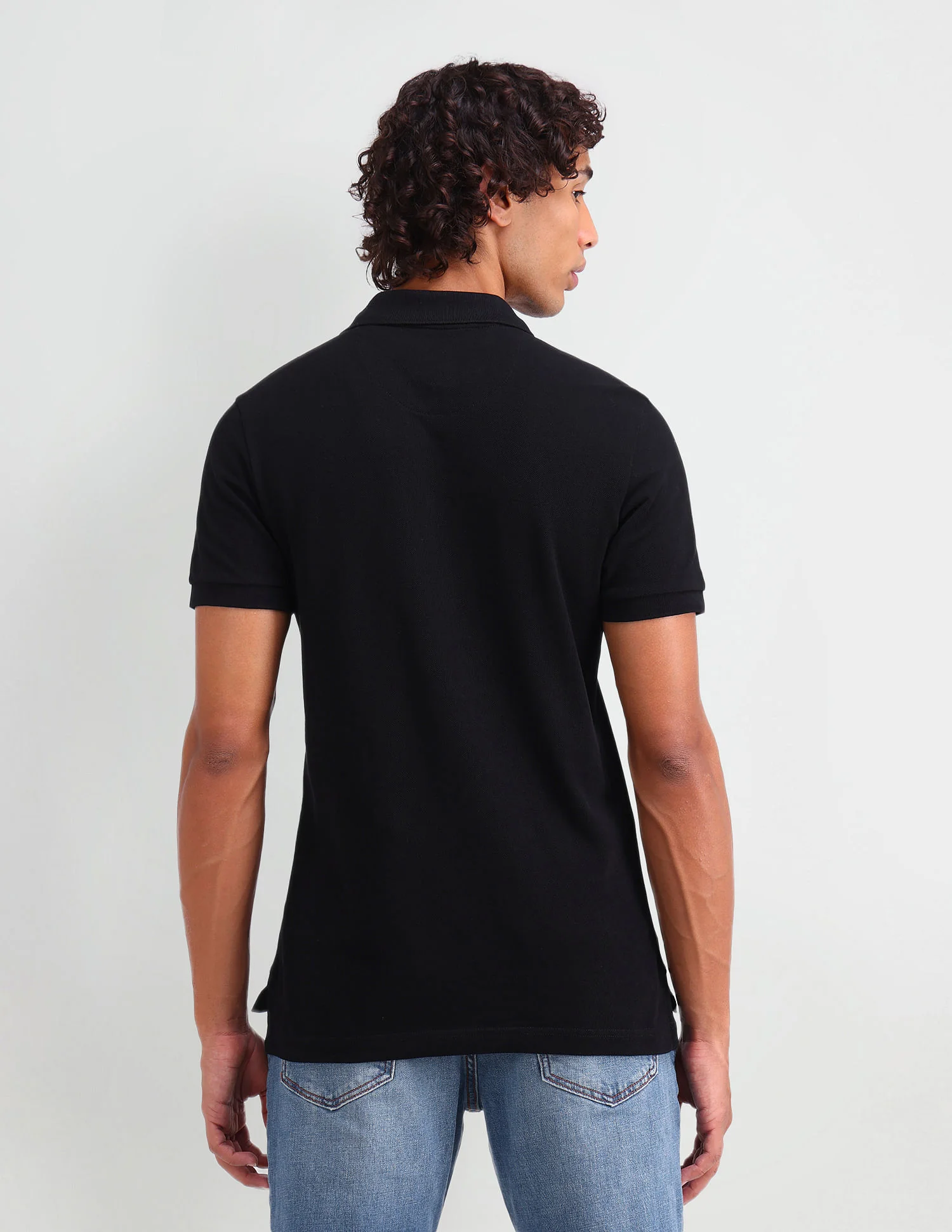 Muscle Fit Brand Printed Polo Shirt - Image 5