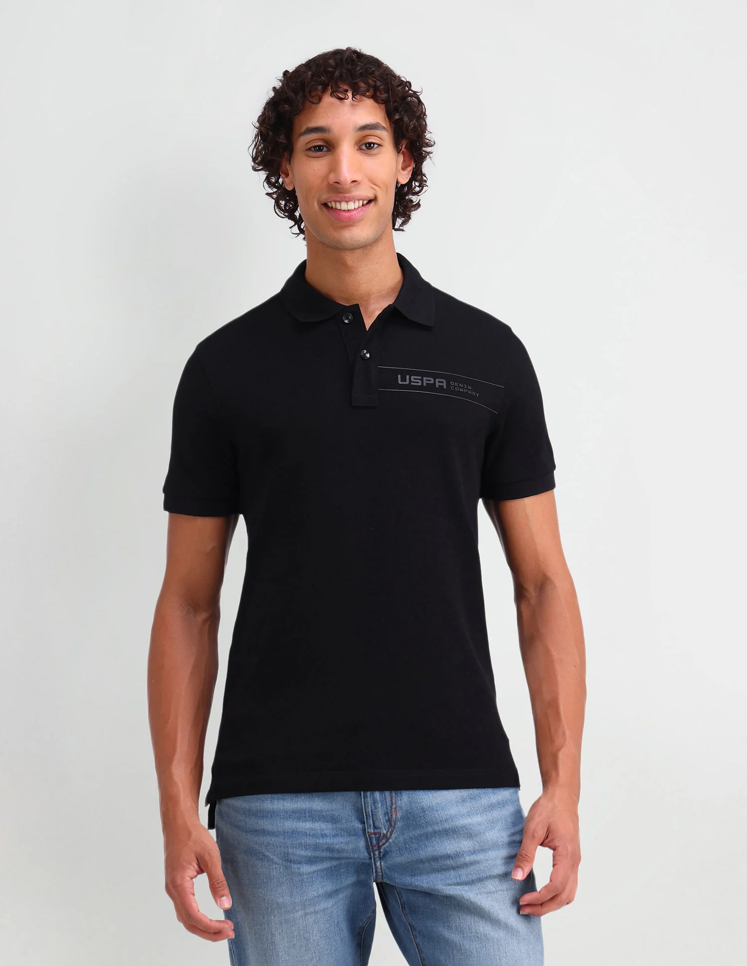 Muscle Fit Brand Printed Polo Shirt - Image 6