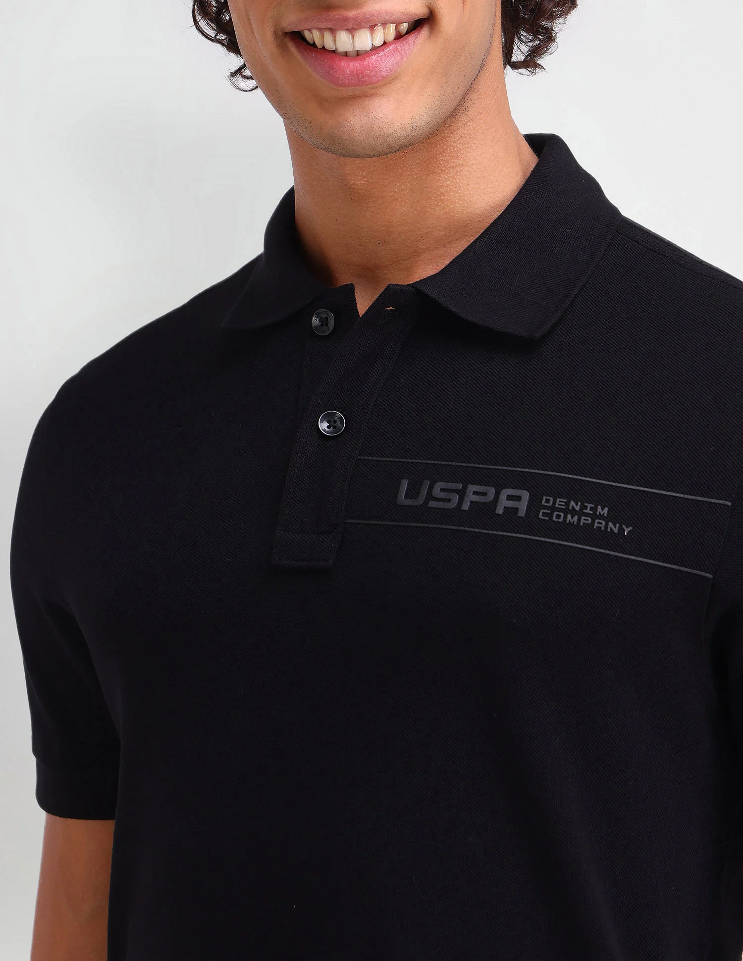 Muscle Fit Brand Printed Polo Shirt - Image 7