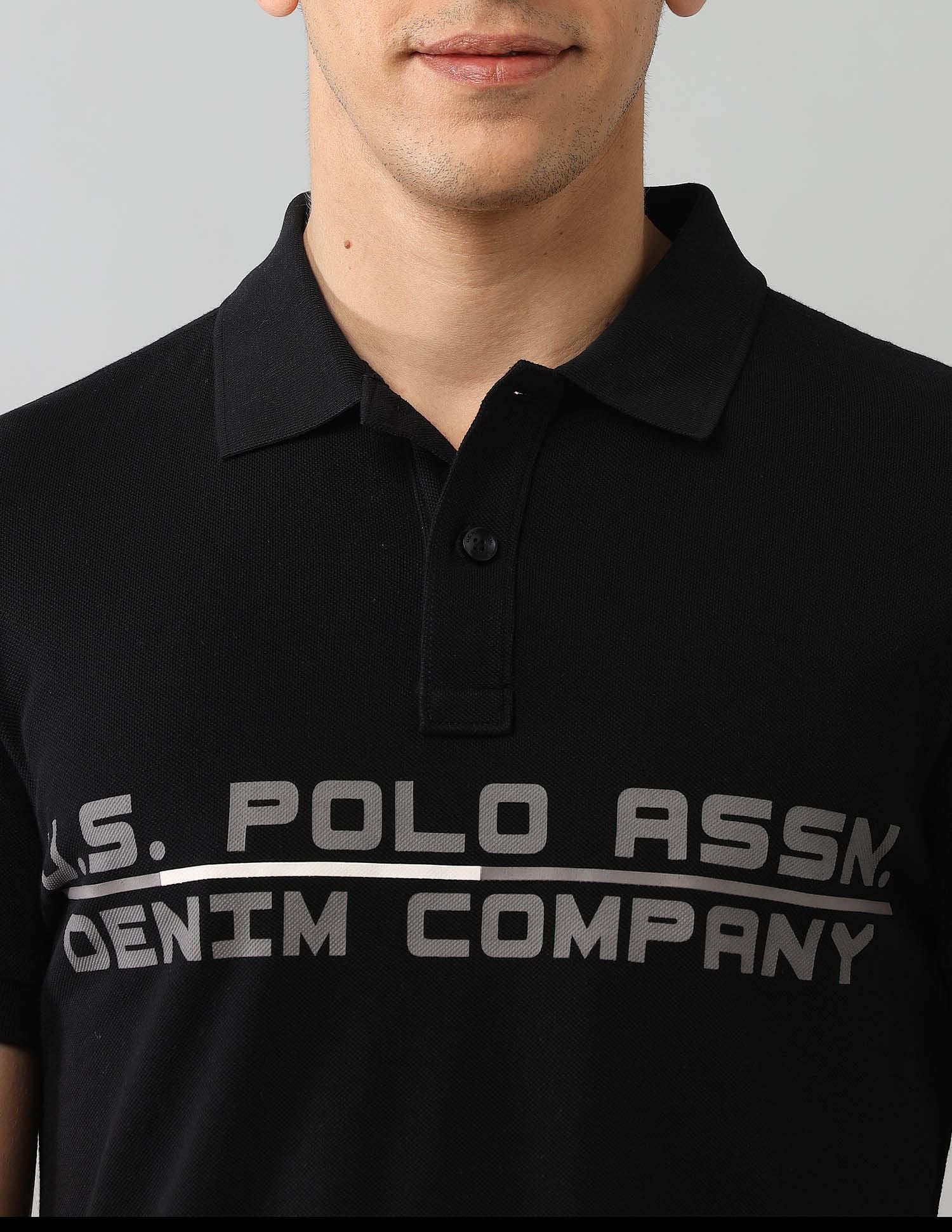 Muscle Fit Brand Printed Polo Shirt - Image 7