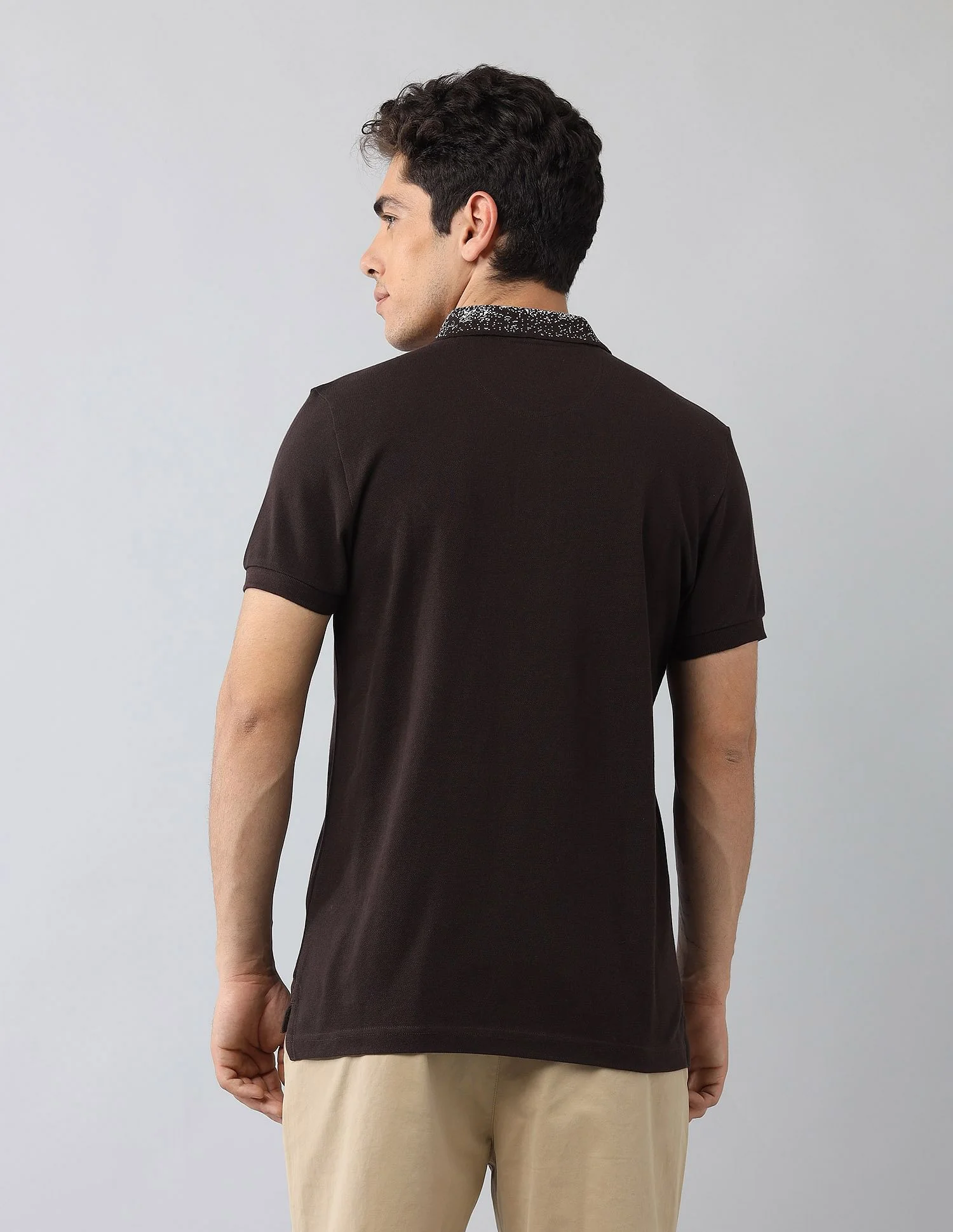 Muscle Fit Brand Printed Polo Shirt - Image 5