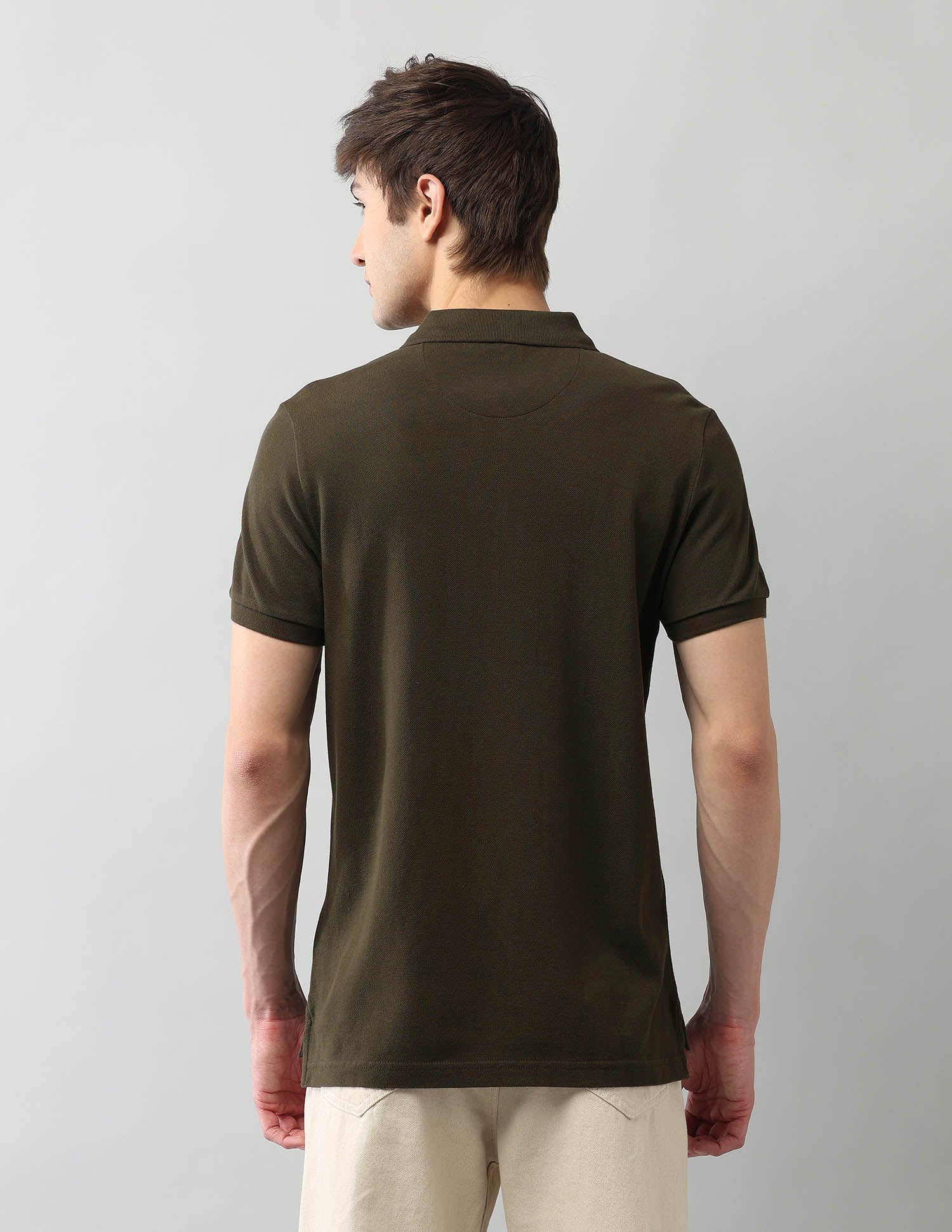 Muscle Fit Brand Printed Polo Shirt - Image 5