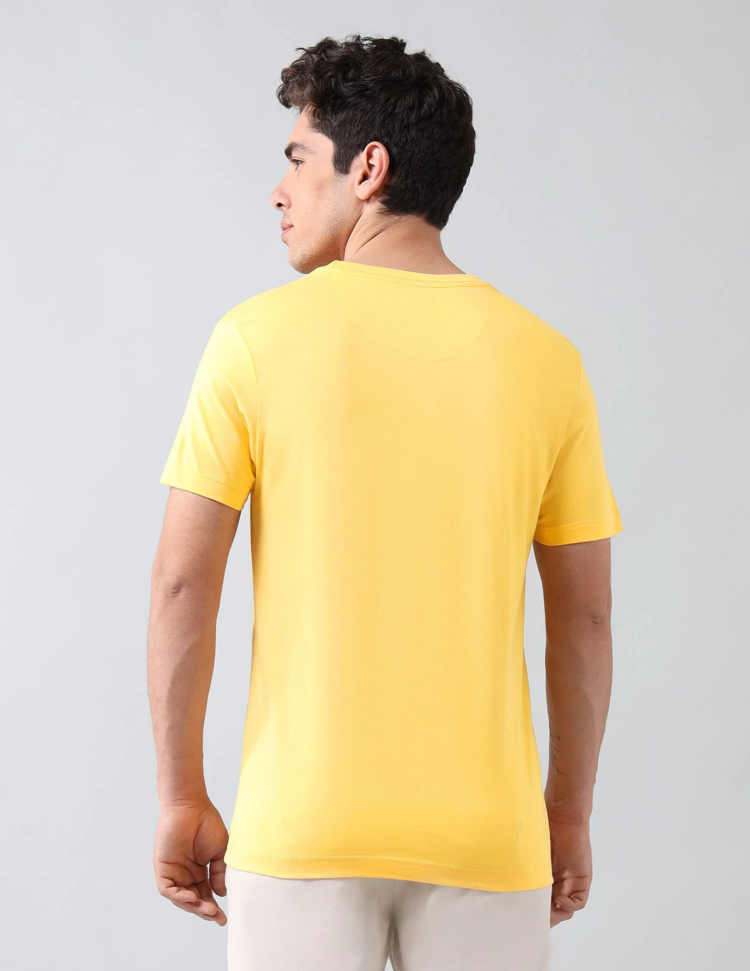 Muscle Fit Brand Printed T-Shirt - Image 5
