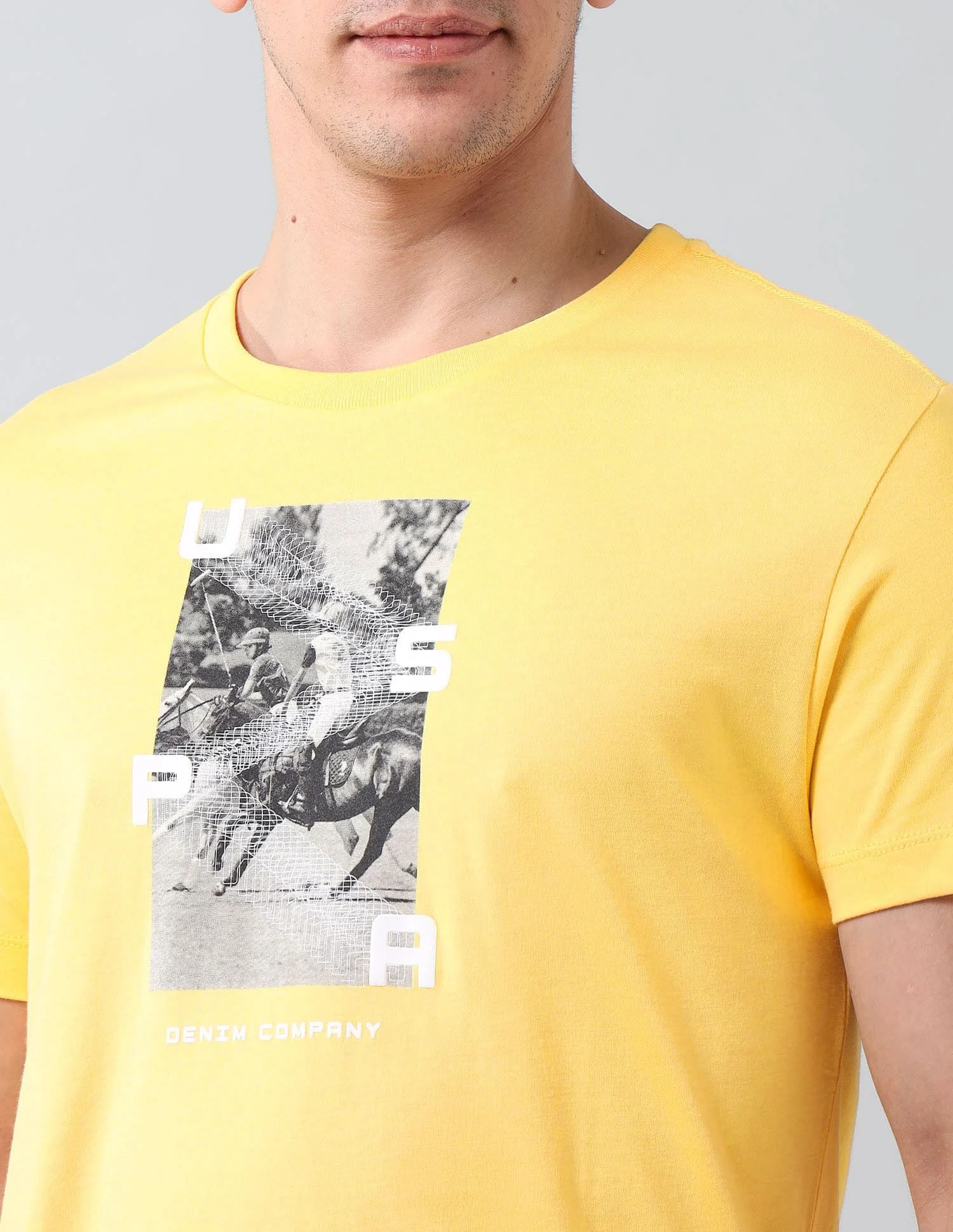 Muscle Fit Brand Printed T-Shirt - Image 7