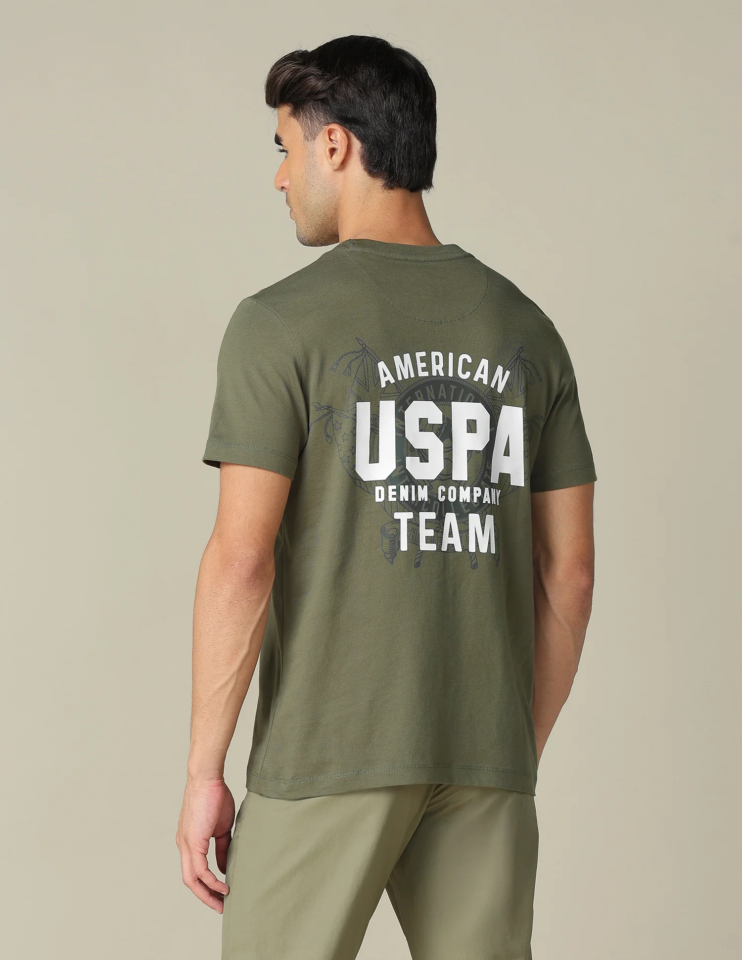 Muscle Fit Brand Printed T- Shirt - Image 5