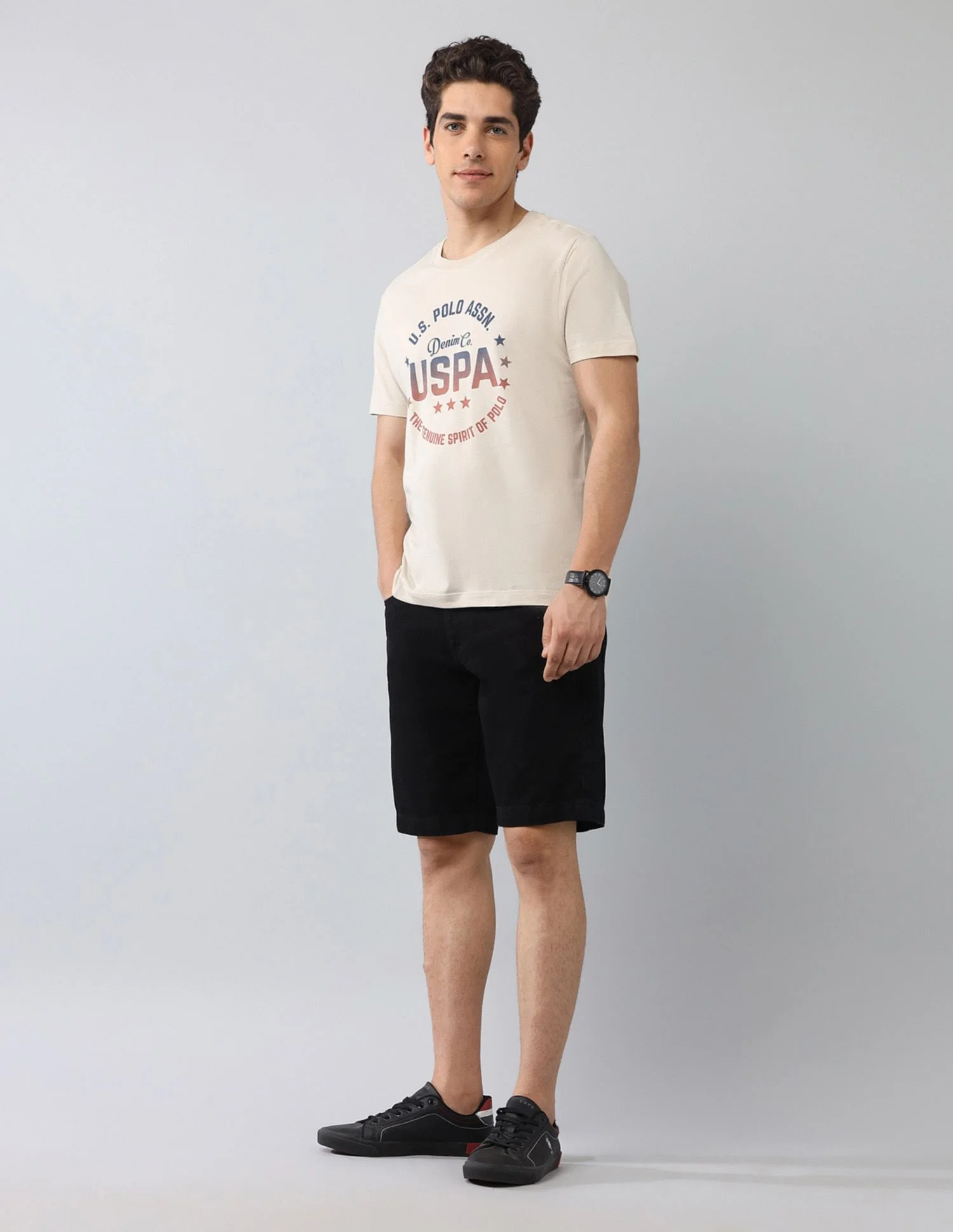 Muscle Fit Brand Printed T-Shirt - Image 3