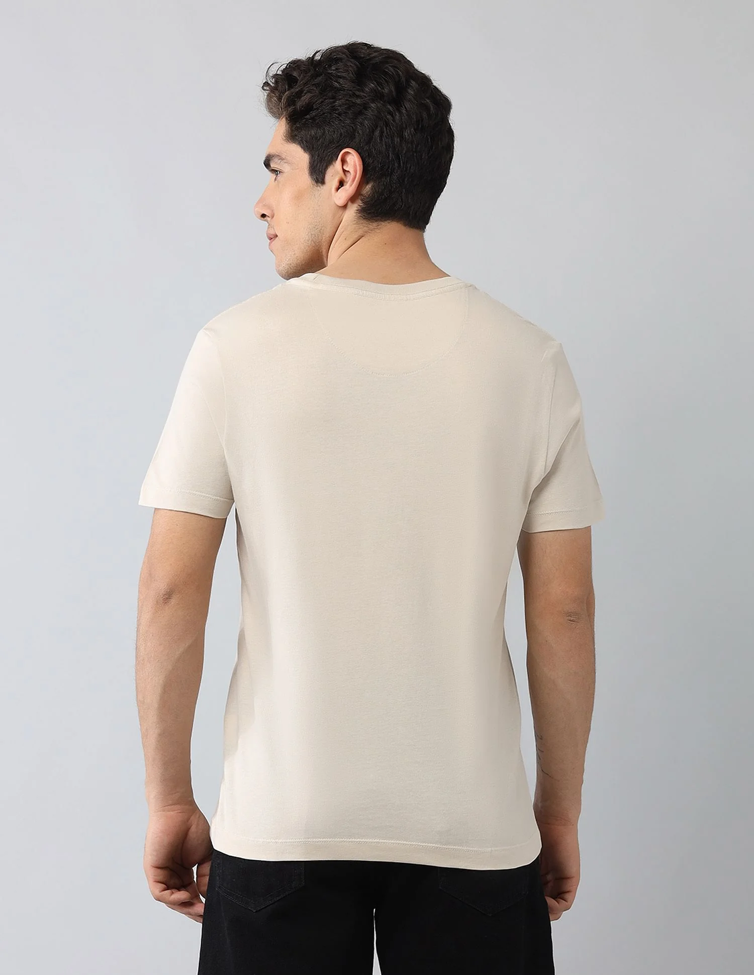 Muscle Fit Brand Printed T-Shirt - Image 5