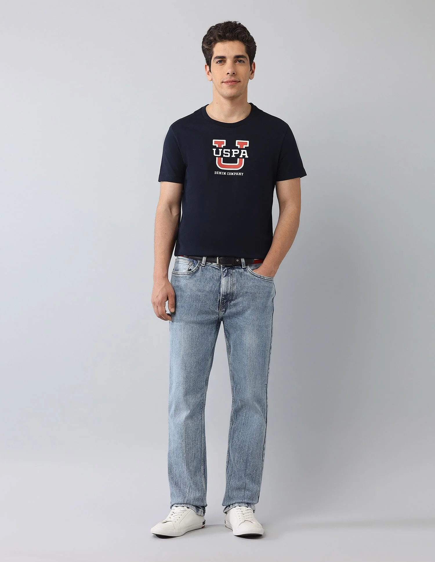Muscle Fit Brand Printed T-Shirt - Image 3