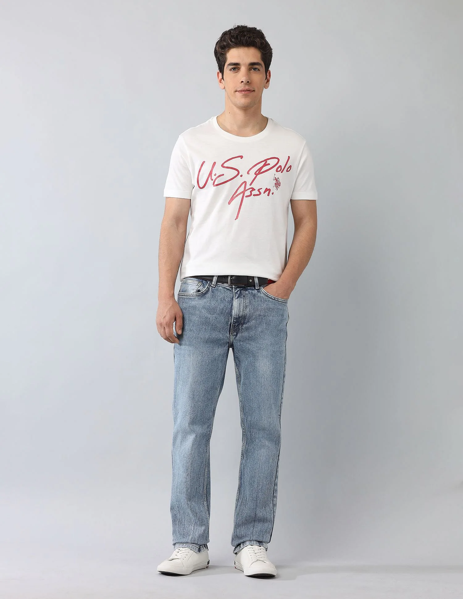 Muscle Fit Brand Printed T-Shirt - Image 3