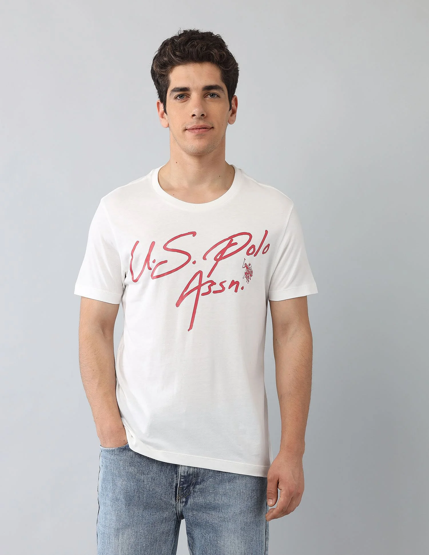 Muscle Fit Brand Printed T-Shirt - Image 6