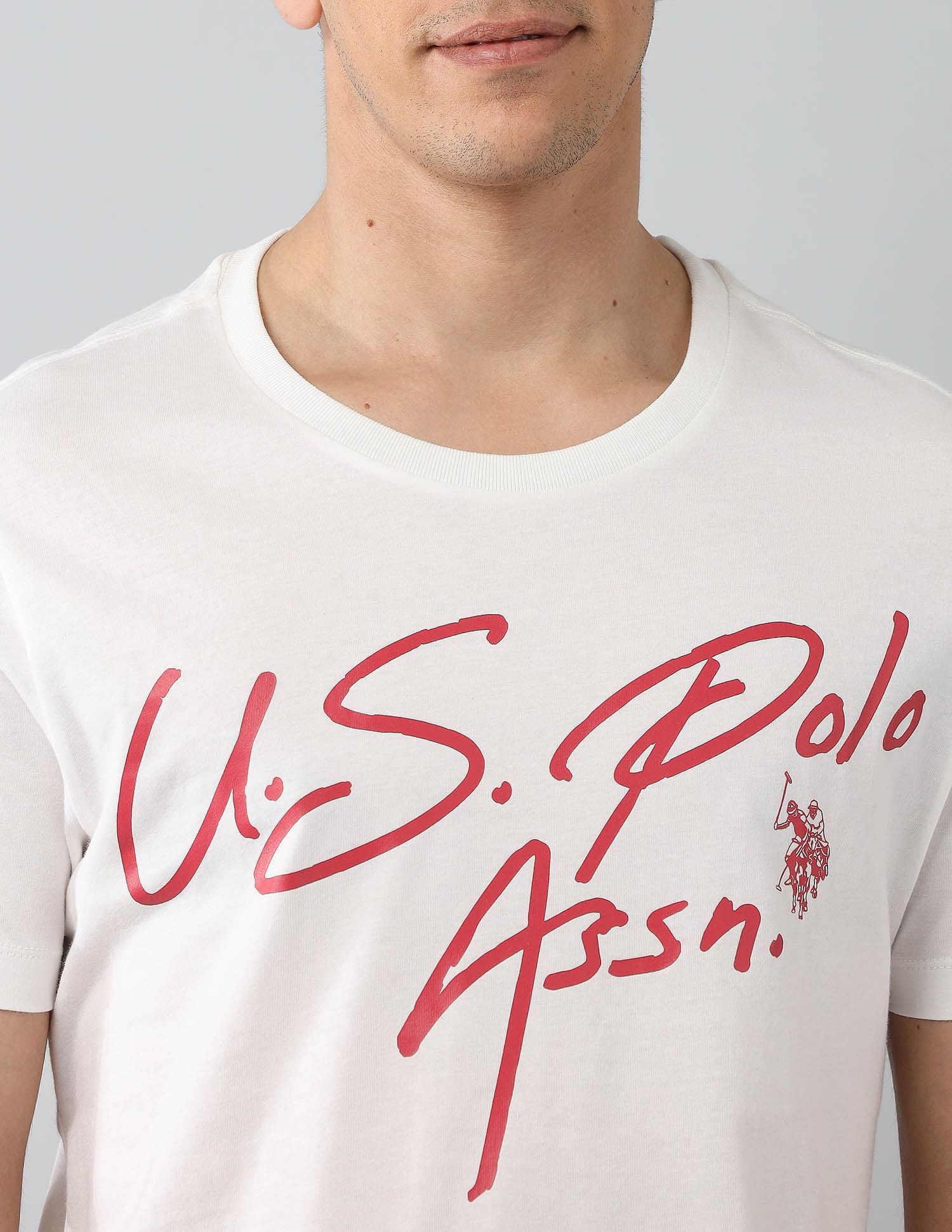 Muscle Fit Brand Printed T-Shirt - Image 7