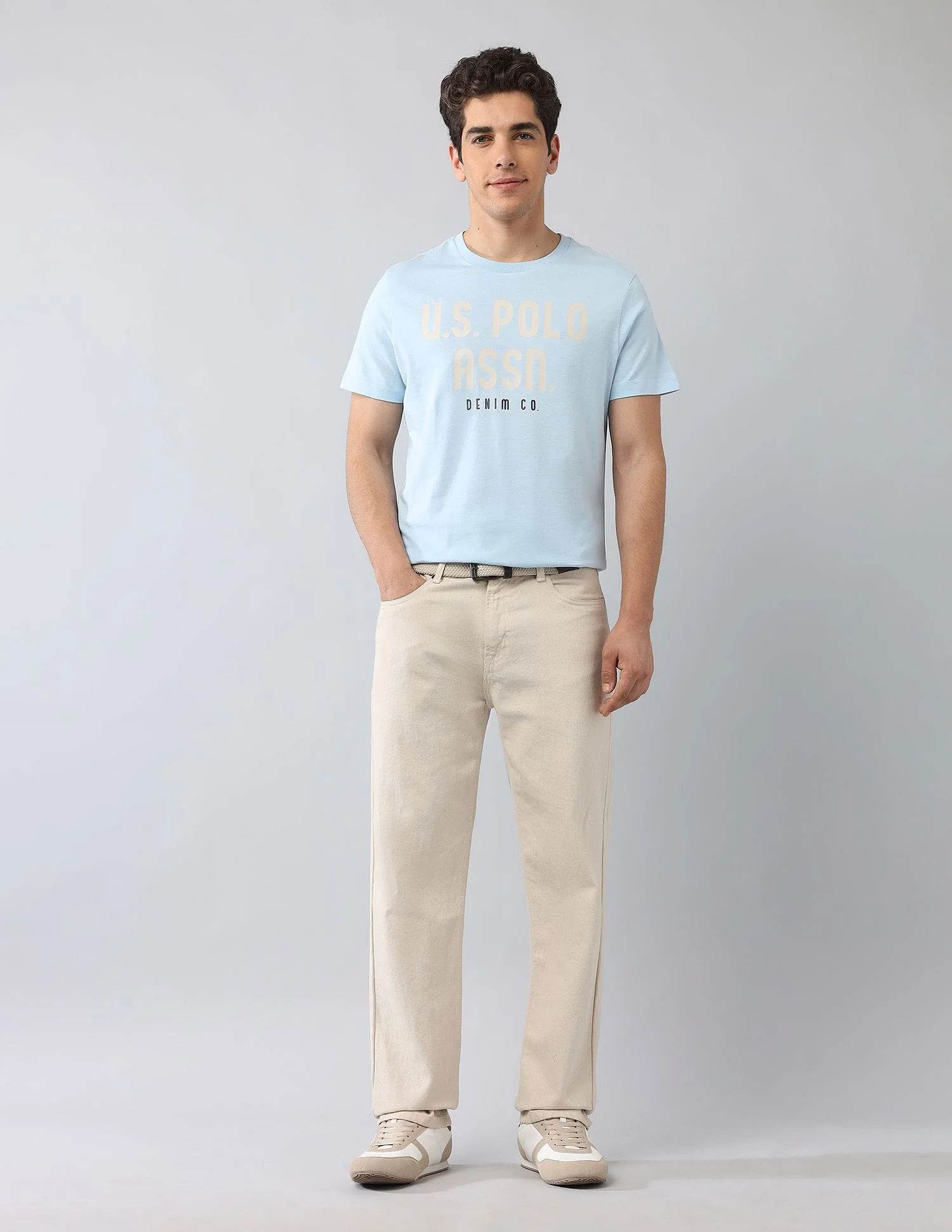 Muscle Fit Brand Printed T-Shirt - Image 3