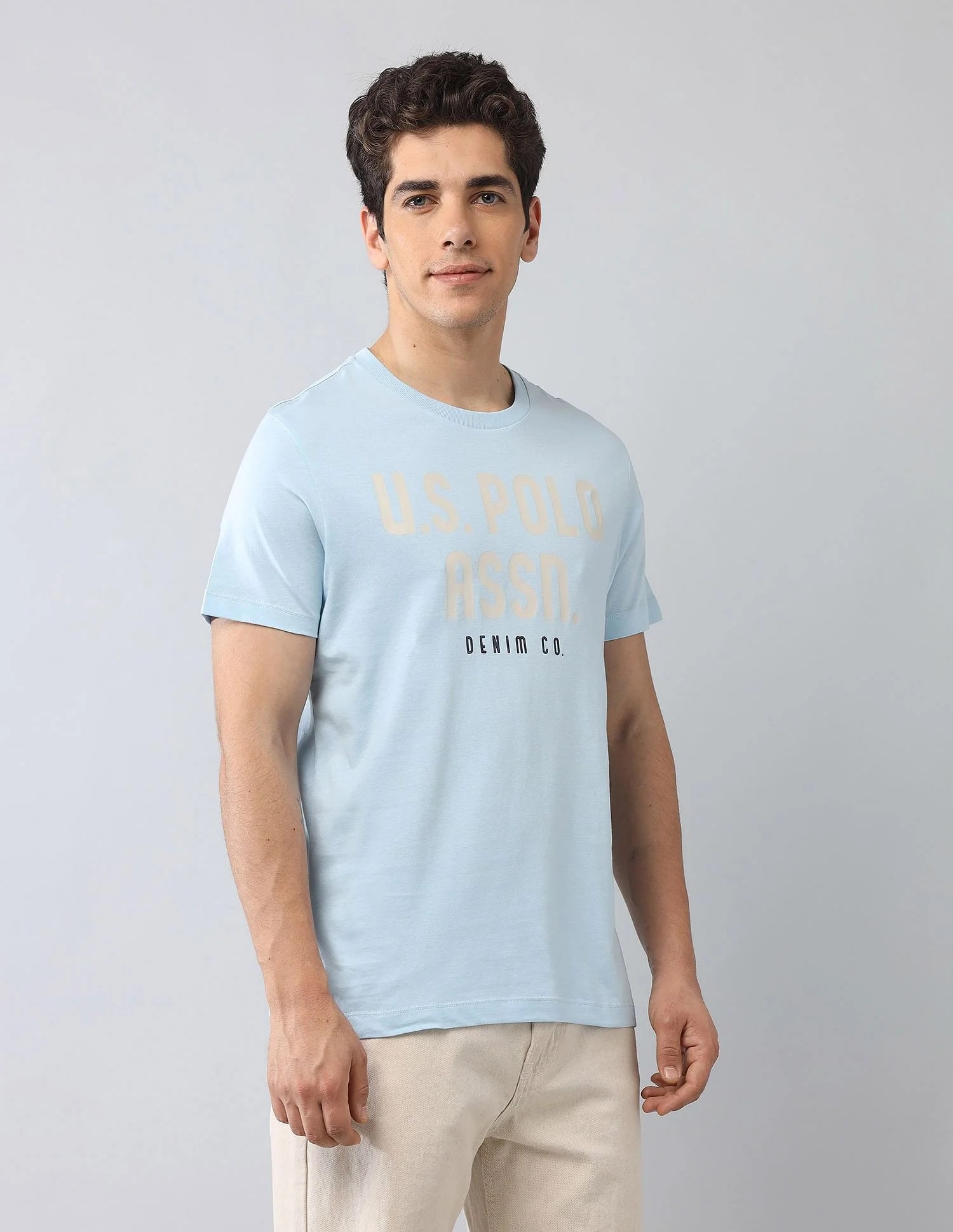 Muscle Fit Brand Printed T-Shirt - Image 4