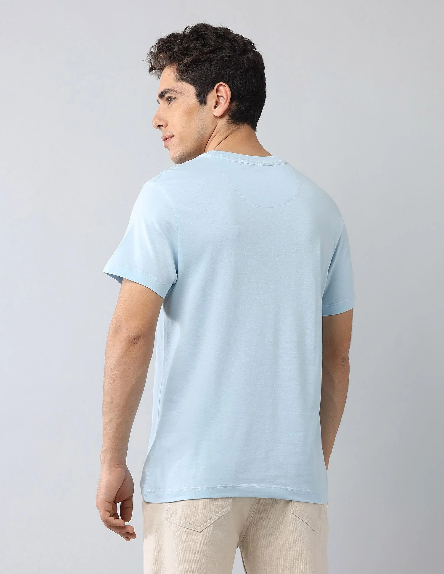Muscle Fit Brand Printed T-Shirt - Image 5