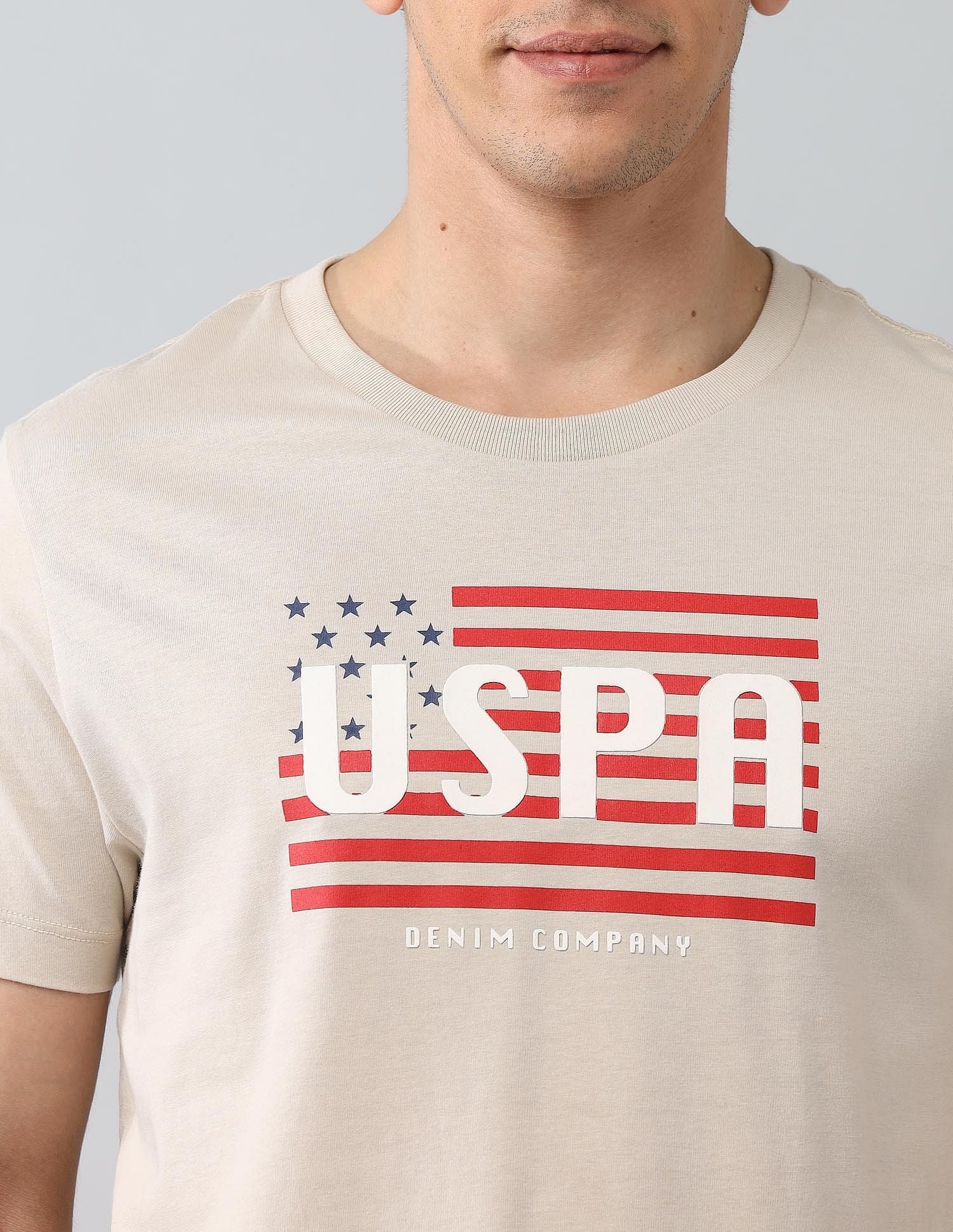 Muscle Fit Brand Printed T-Shirt - Image 7