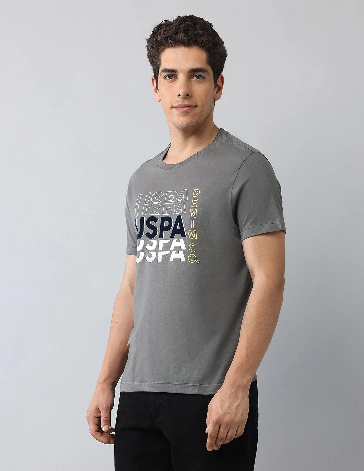 Muscle Fit Brand Printed T-Shirt - Image 4