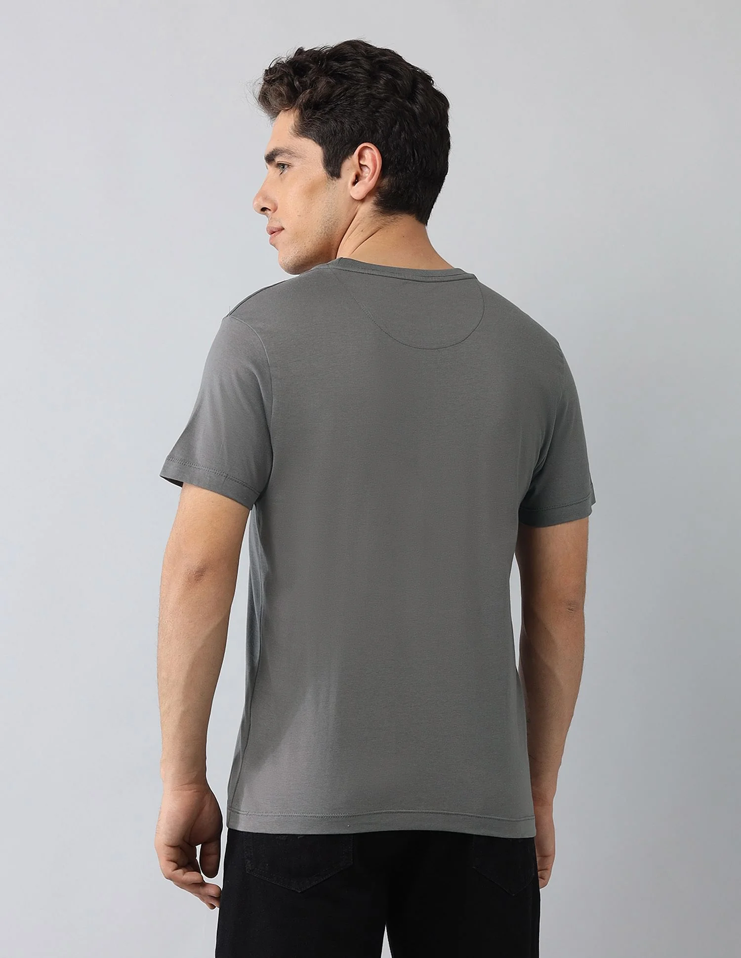 Muscle Fit Brand Printed T-Shirt - Image 5