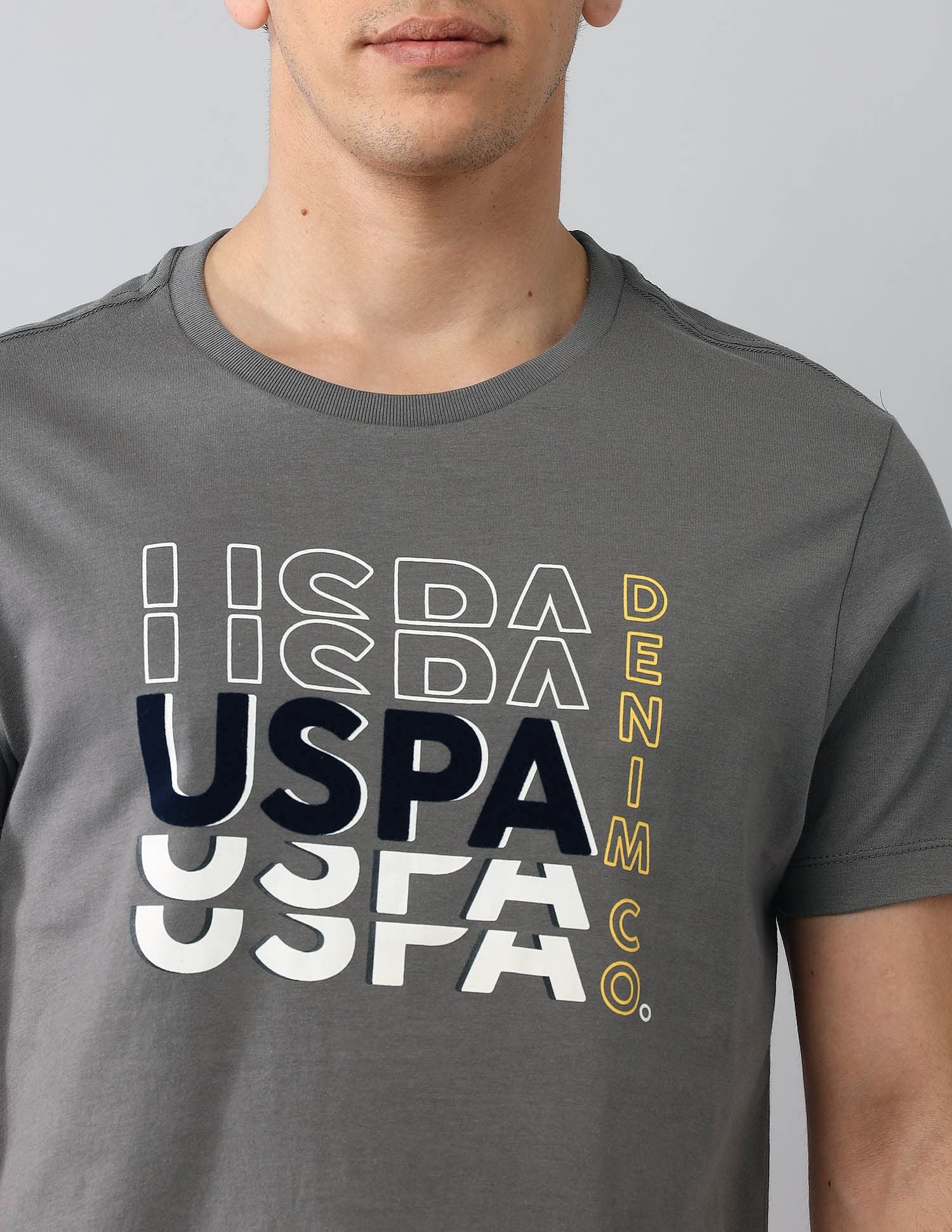 Muscle Fit Brand Printed T-Shirt - Image 7