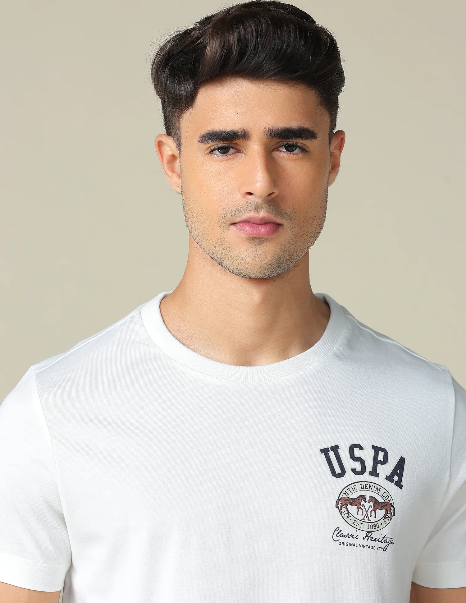 Muscle Fit Brand Printed T- Shirt - Image 7