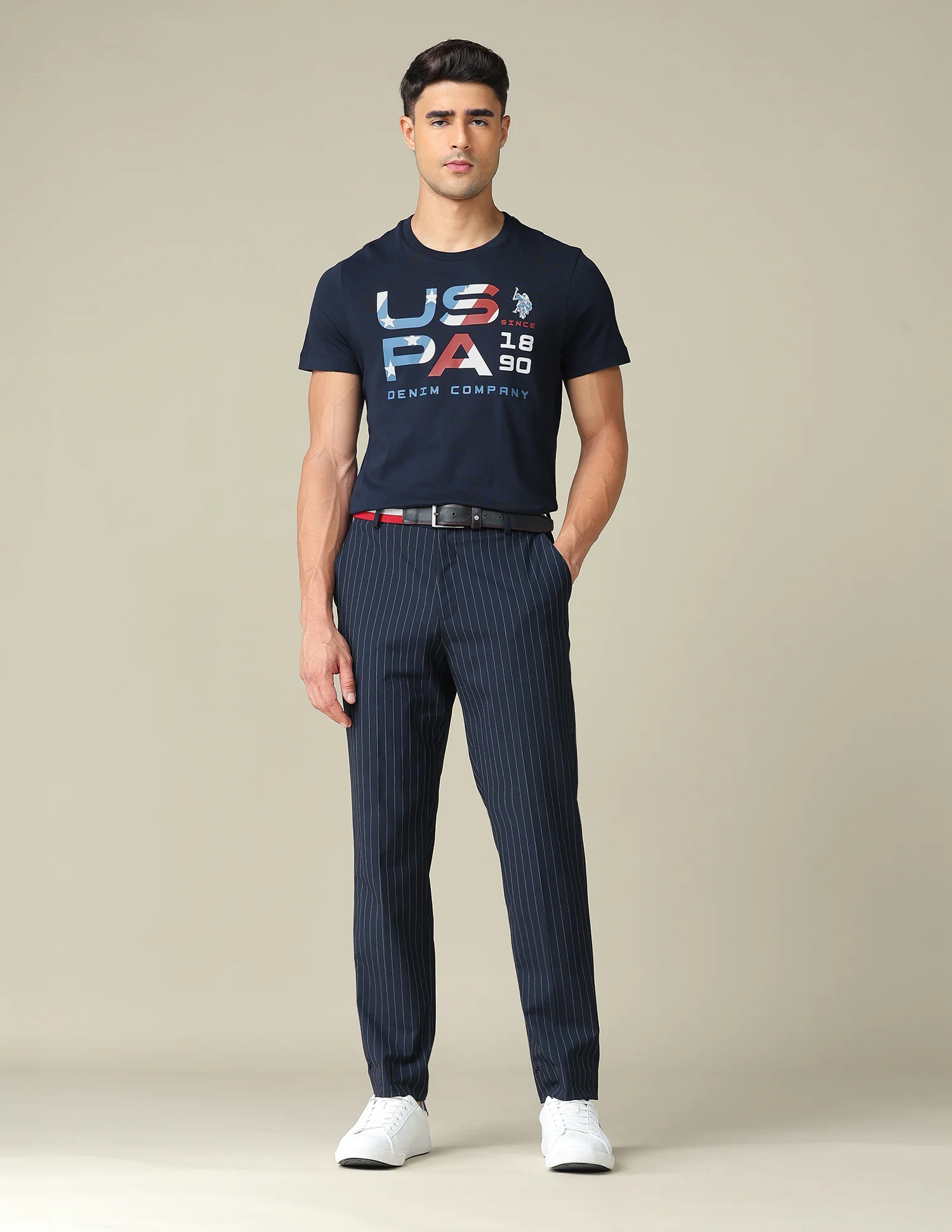 Muscle Fit Brand Printed T- Shirt - Image 3