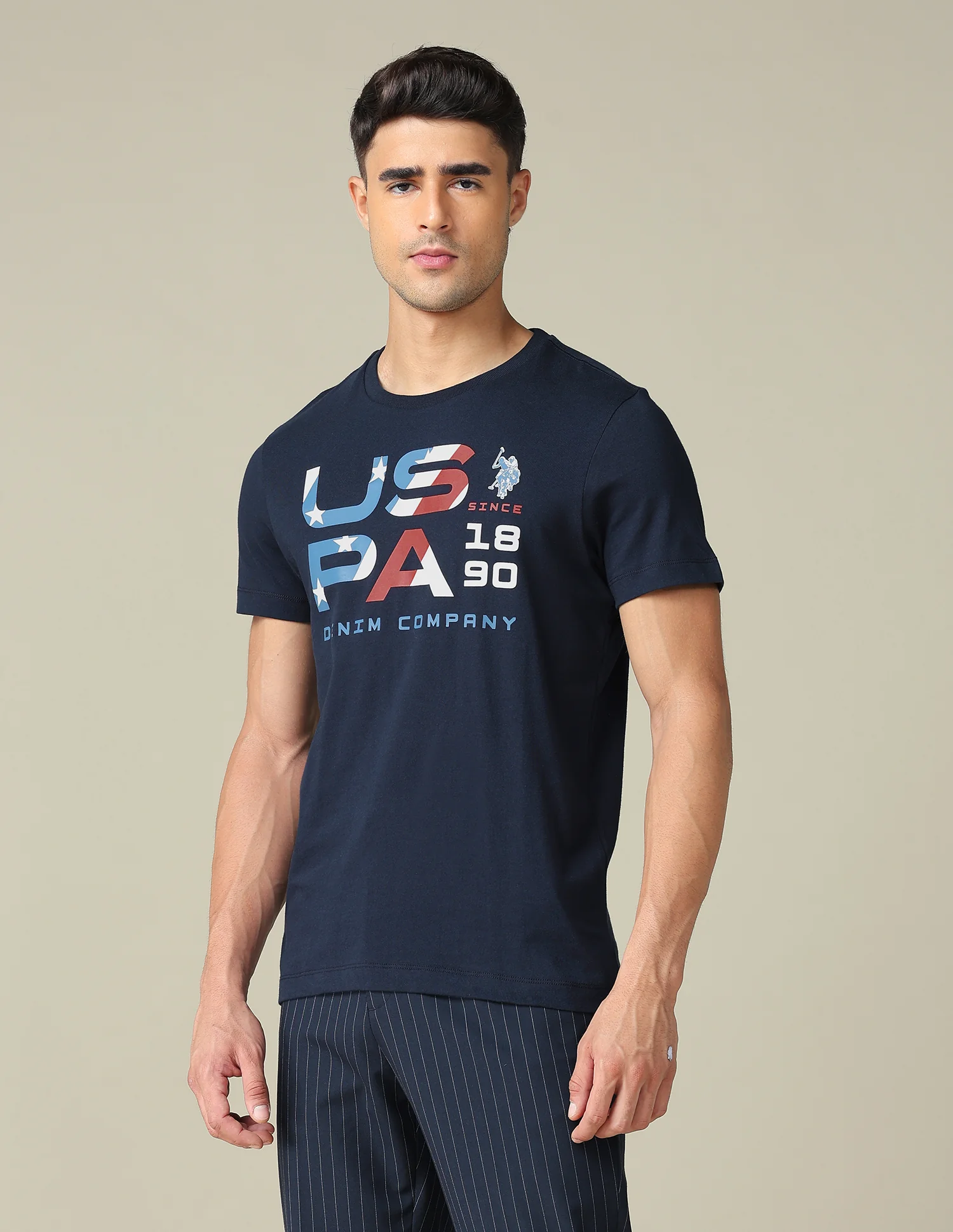 Muscle Fit Brand Printed T- Shirt - Image 4