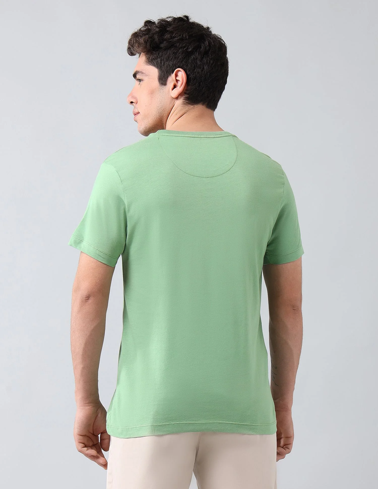 Muscle Fit Brand Printed T-Shirt - Image 5