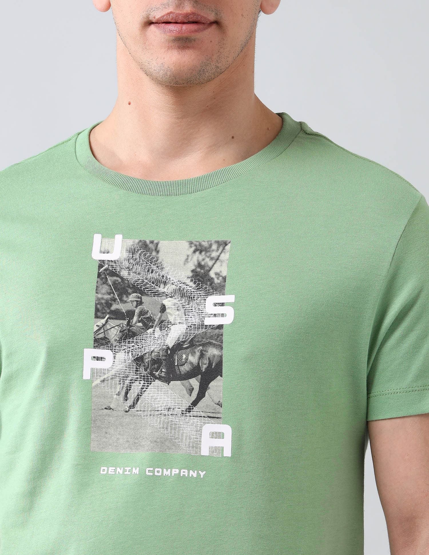 Muscle Fit Brand Printed T-Shirt - Image 7