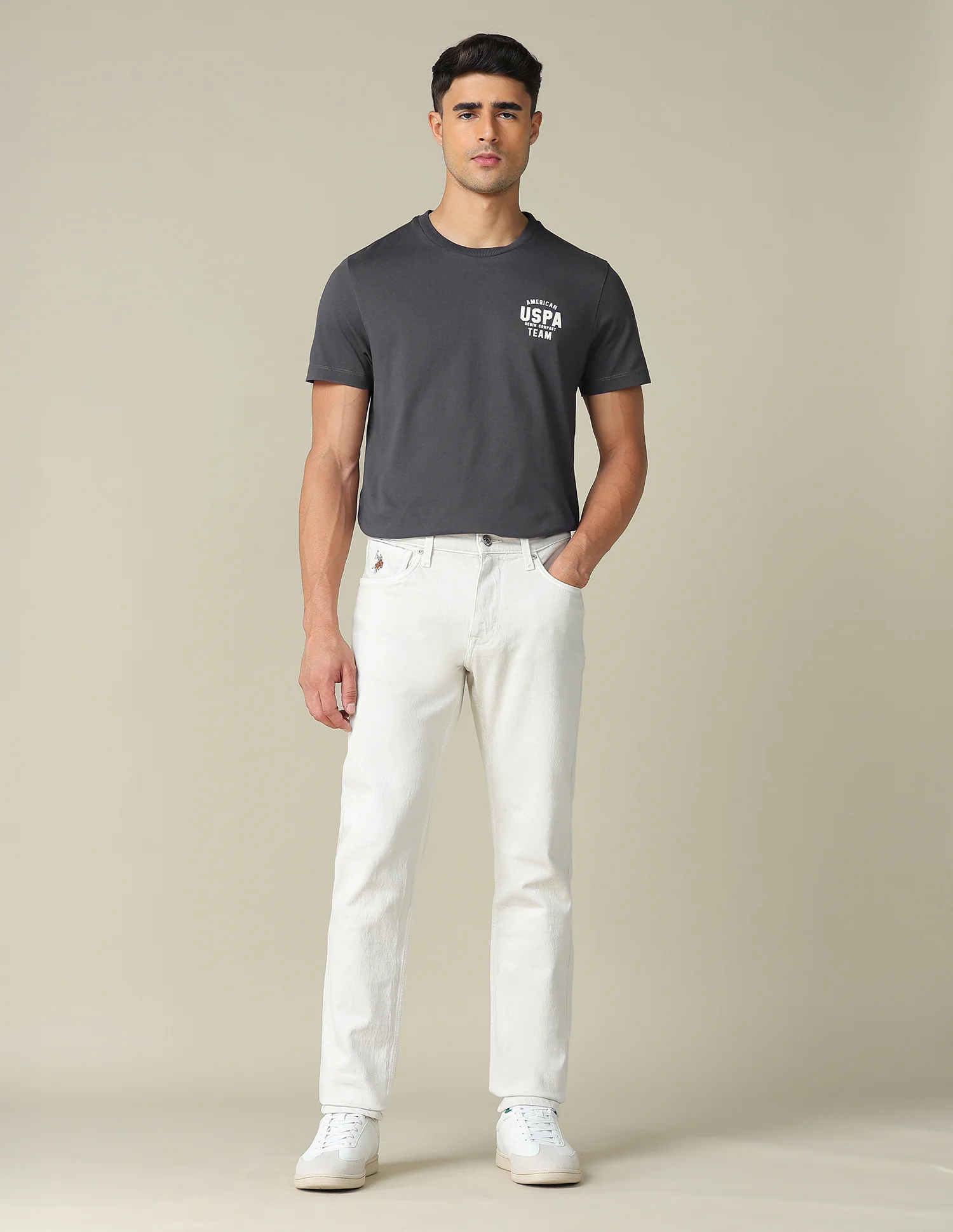 Muscle Fit Brand Printed T- Shirt - Image 3