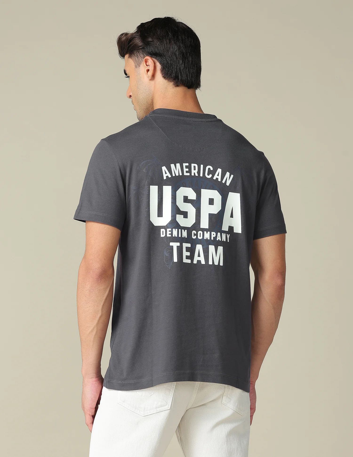 Muscle Fit Brand Printed T- Shirt - Image 5