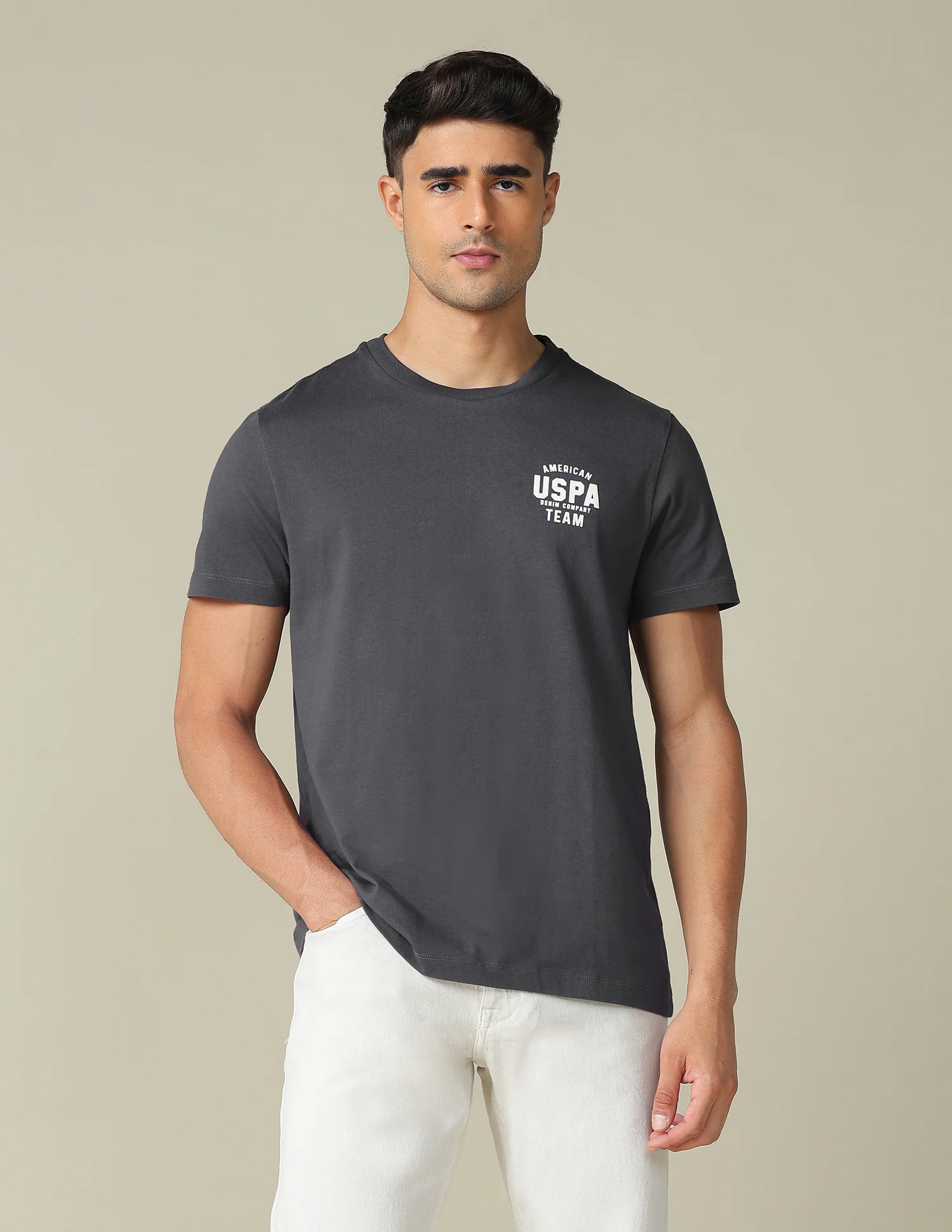 Muscle Fit Brand Printed T- Shirt - Image 6