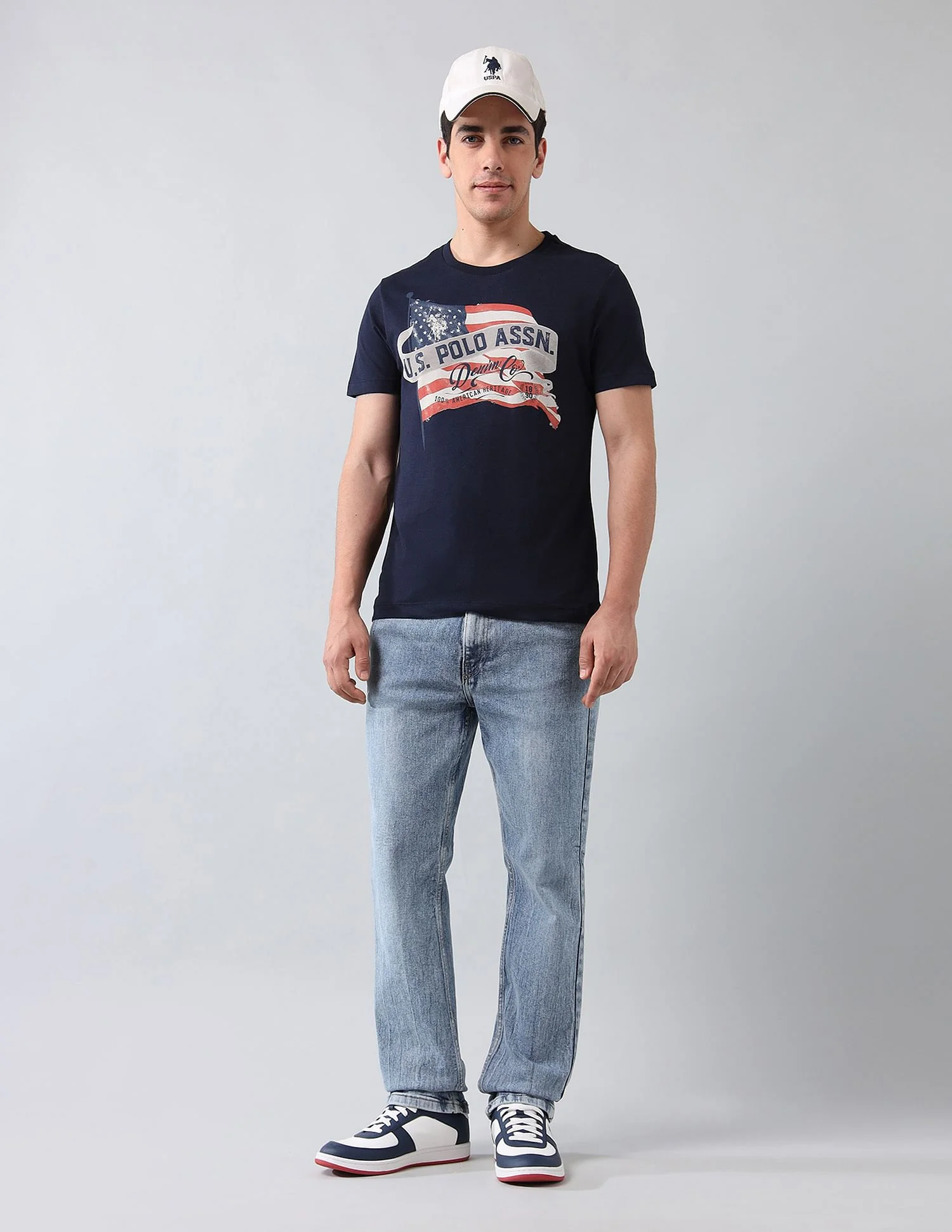 Muscle Fit Brand Printed T-Shirt - Image 3