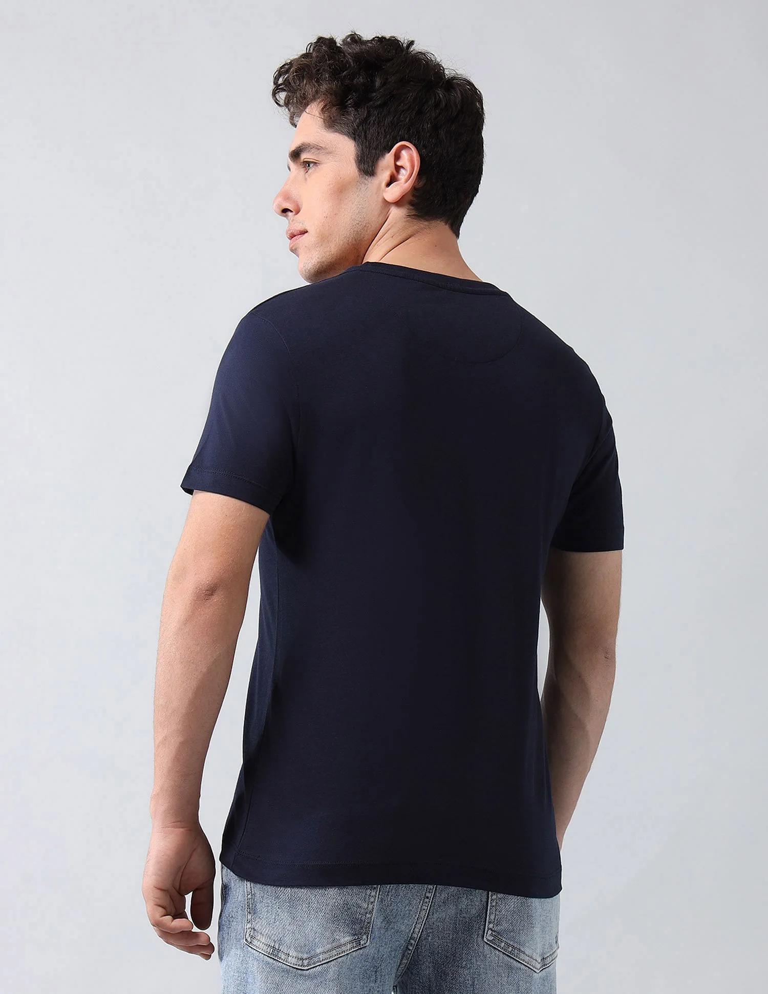Muscle Fit Brand Printed T-Shirt - Image 5