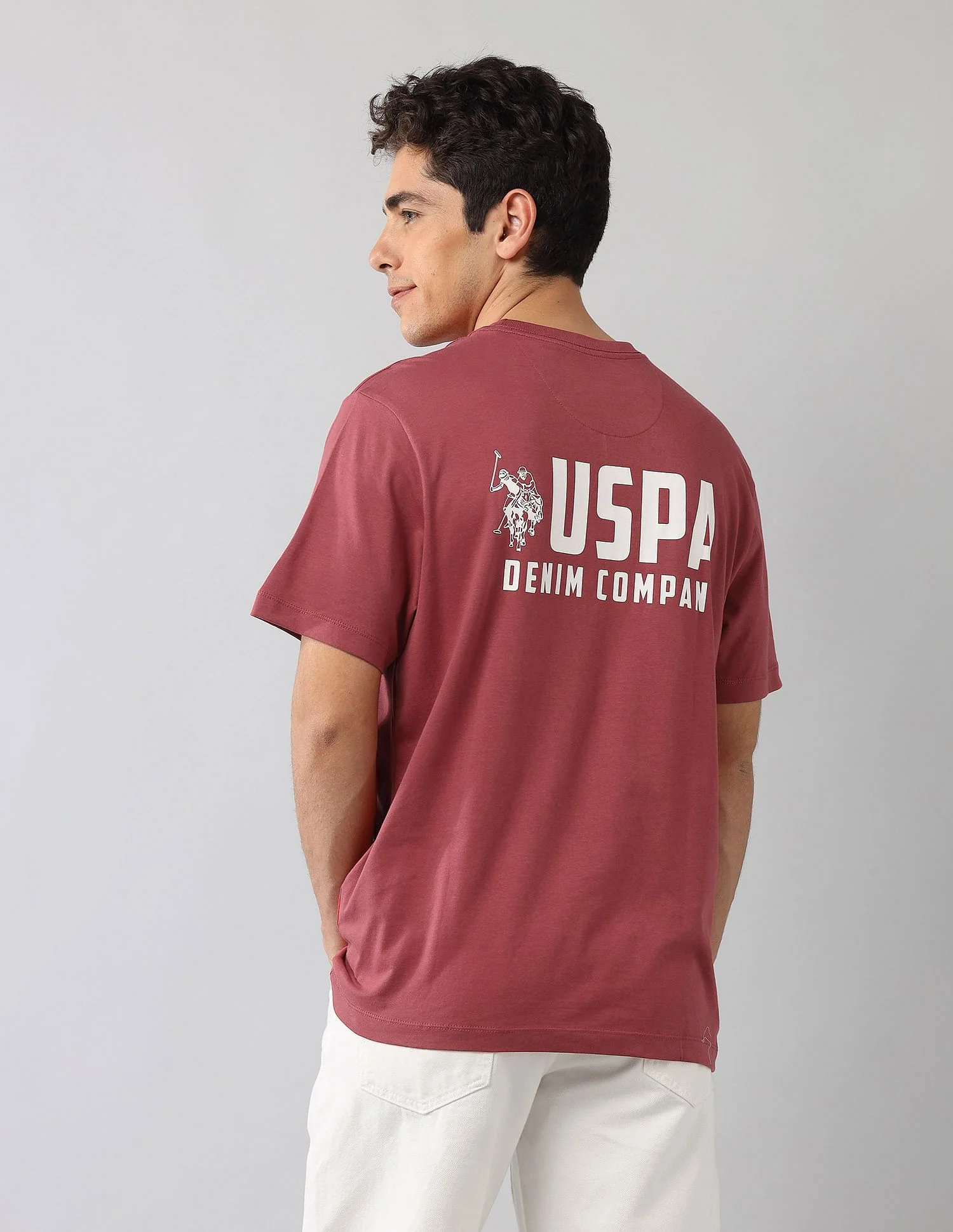Muscle Fit Brand Printed T-Shirt