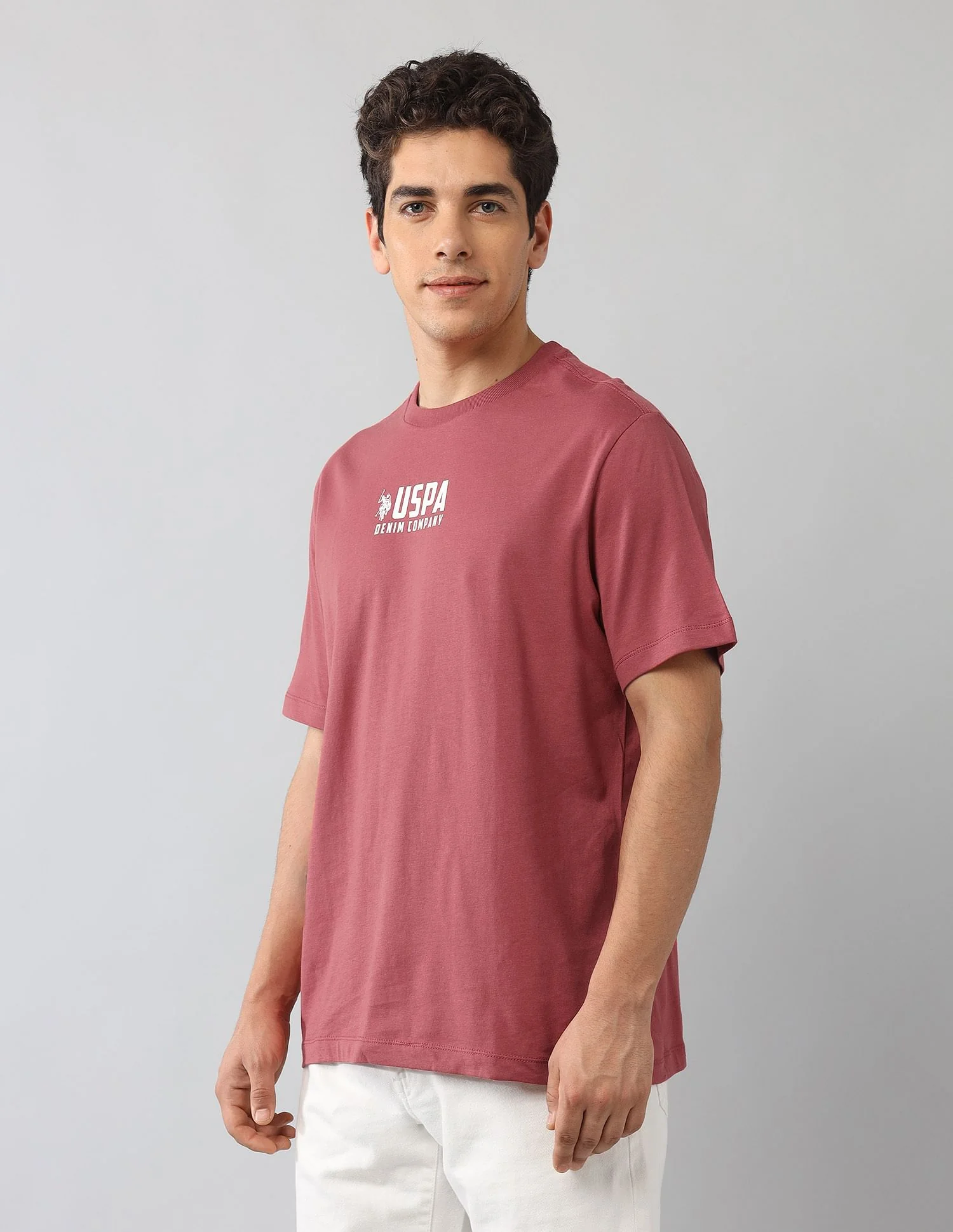 Muscle Fit Brand Printed T-Shirt - Image 4
