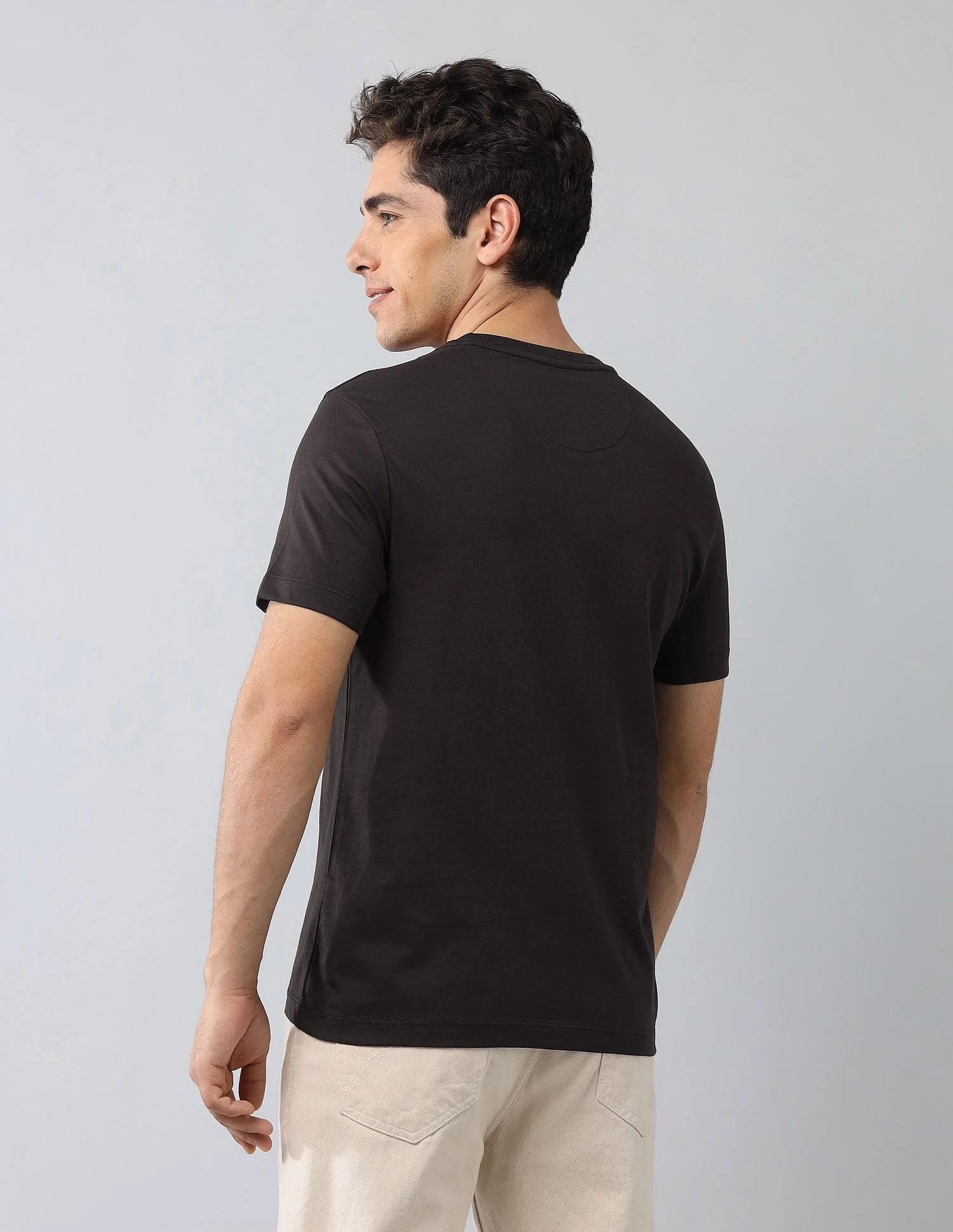 Muscle Fit Brand Printed T-Shirt - Image 5