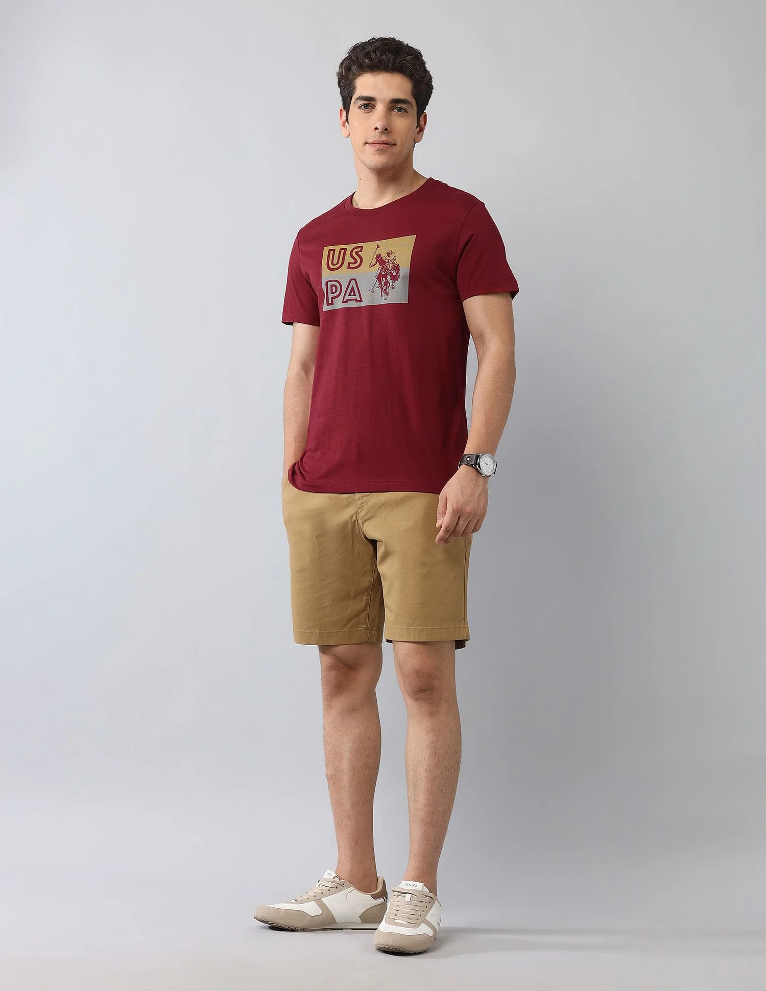 Muscle Fit Brand Printed T-Shirt - Image 3
