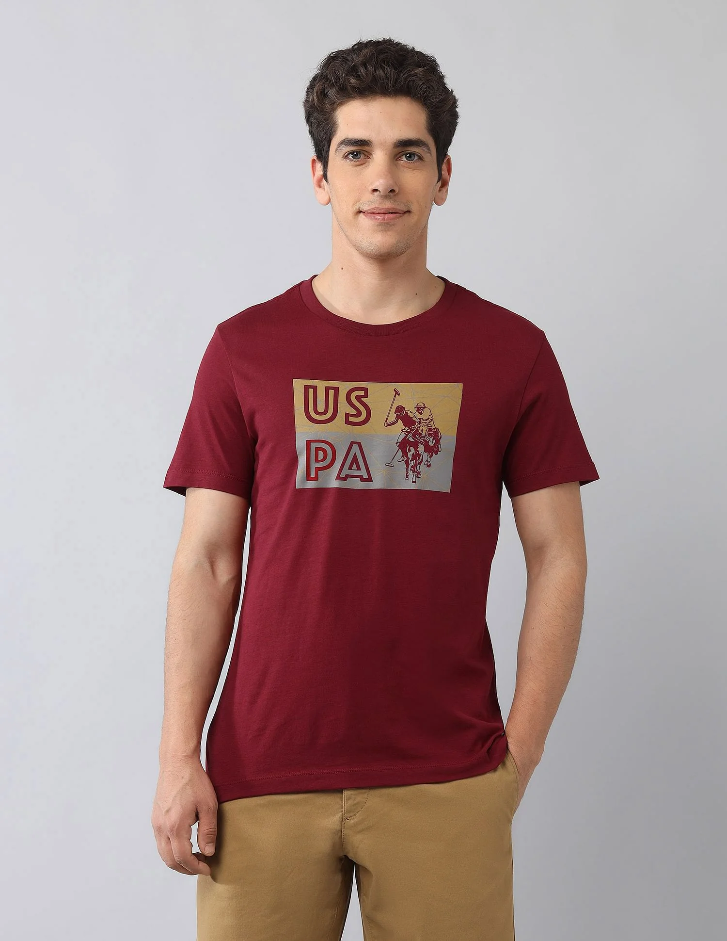 Muscle Fit Brand Printed T-Shirt - Image 6