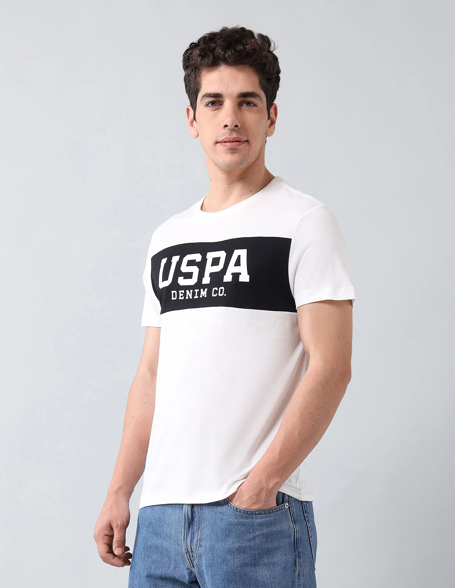 Muscle Fit Brand Printed T-Shirt - Image 4
