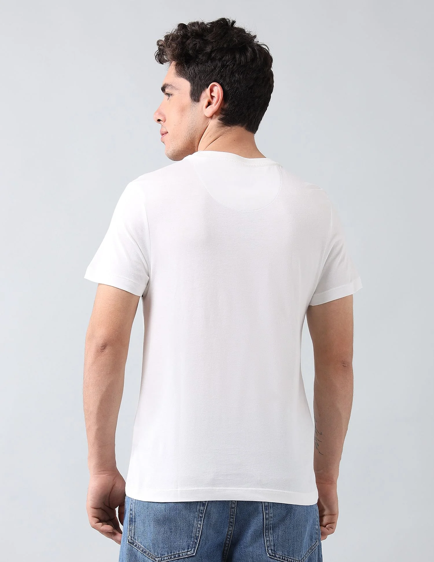 Muscle Fit Brand Printed T-Shirt - Image 5