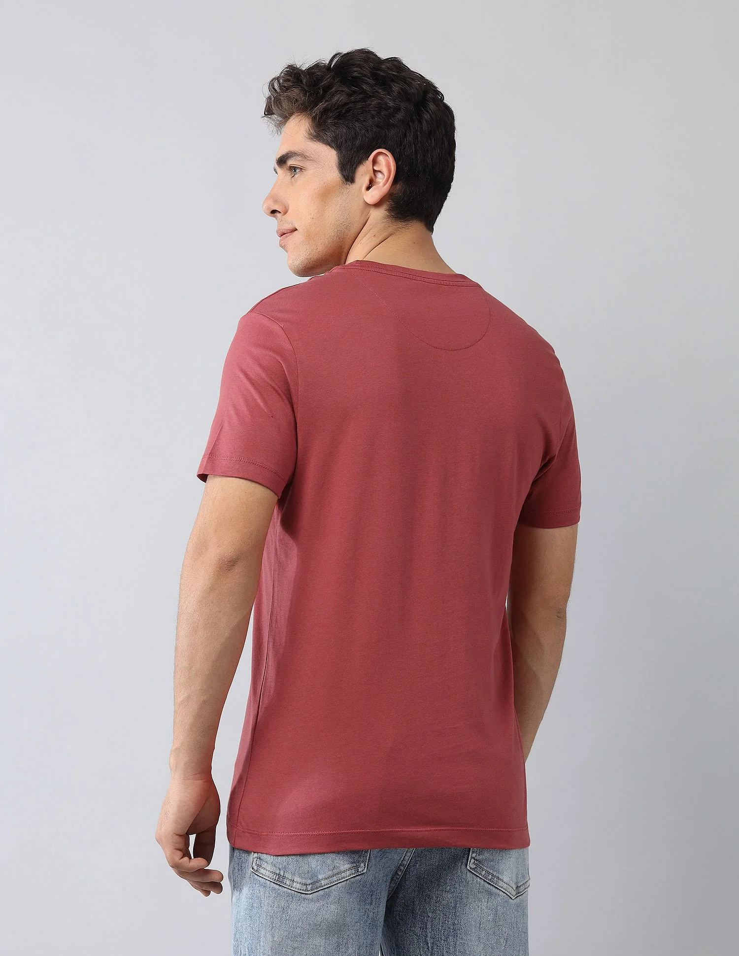 Muscle Fit Brand Printed T-Shirt - Image 5