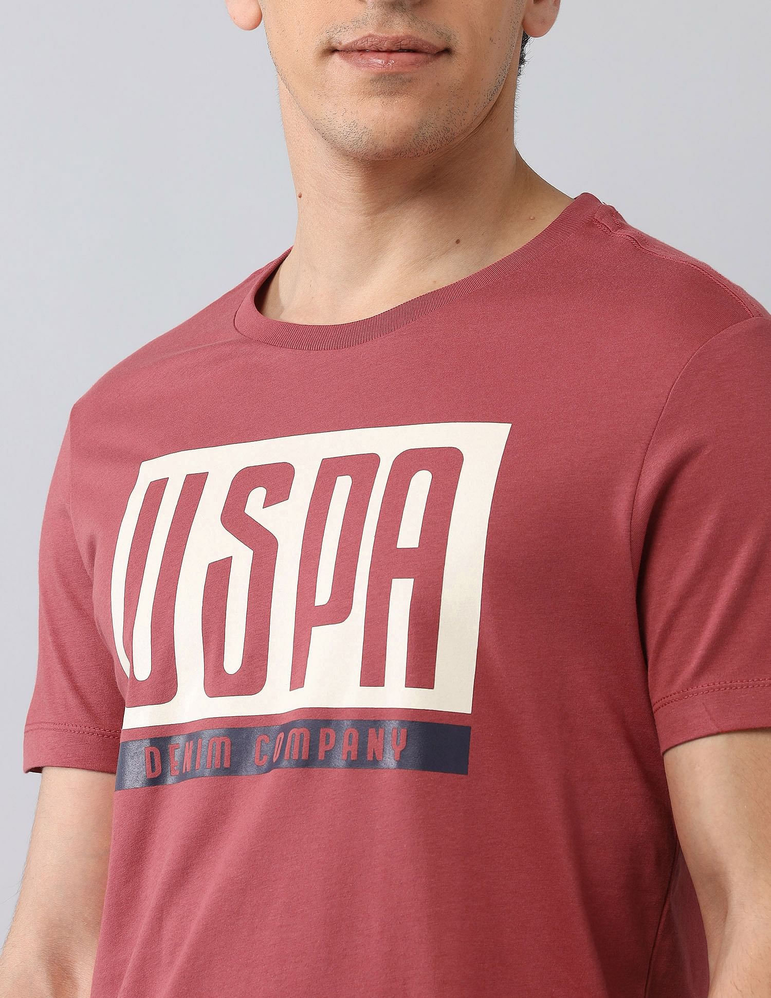 Muscle Fit Brand Printed T-Shirt - Image 7