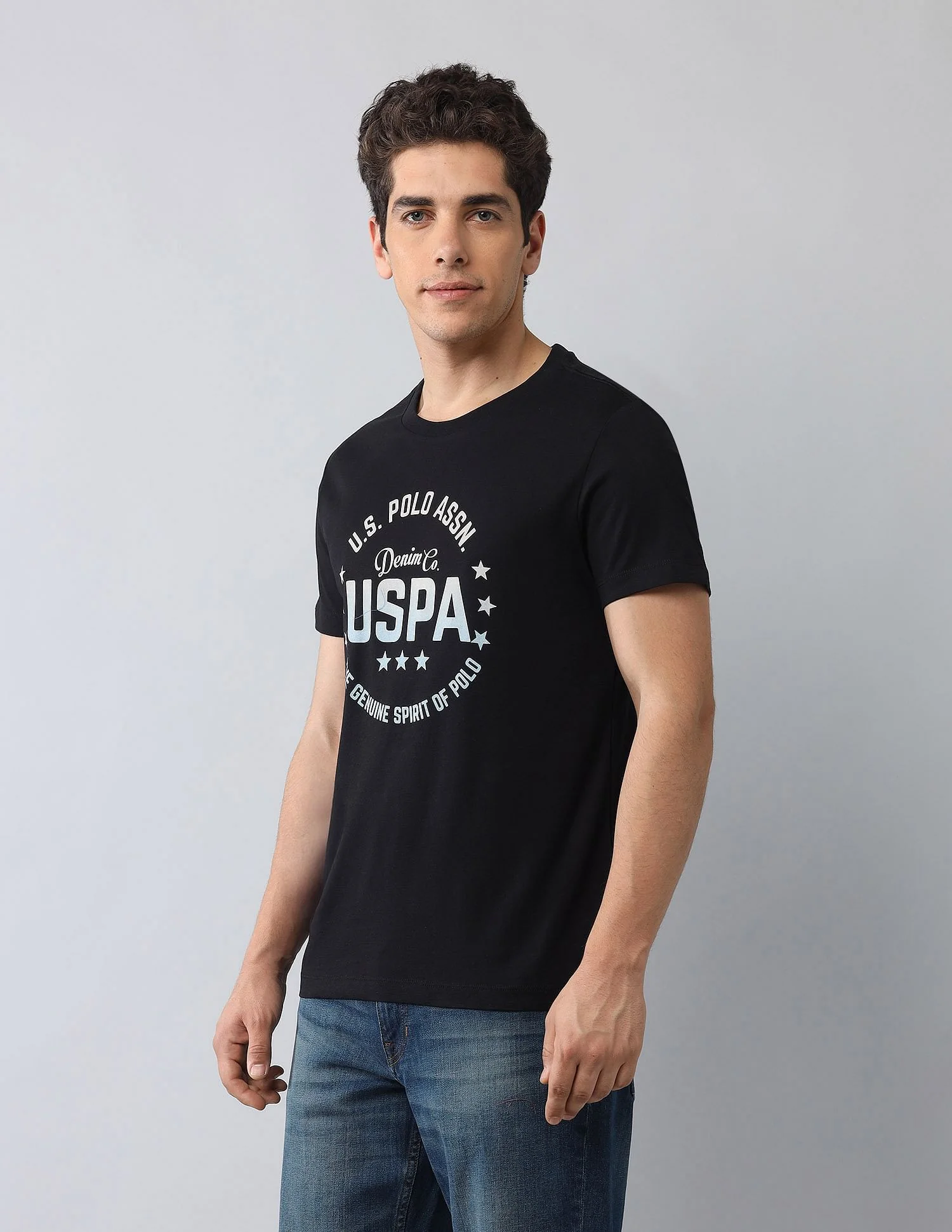 Muscle Fit Brand Printed T-Shirt - Image 4