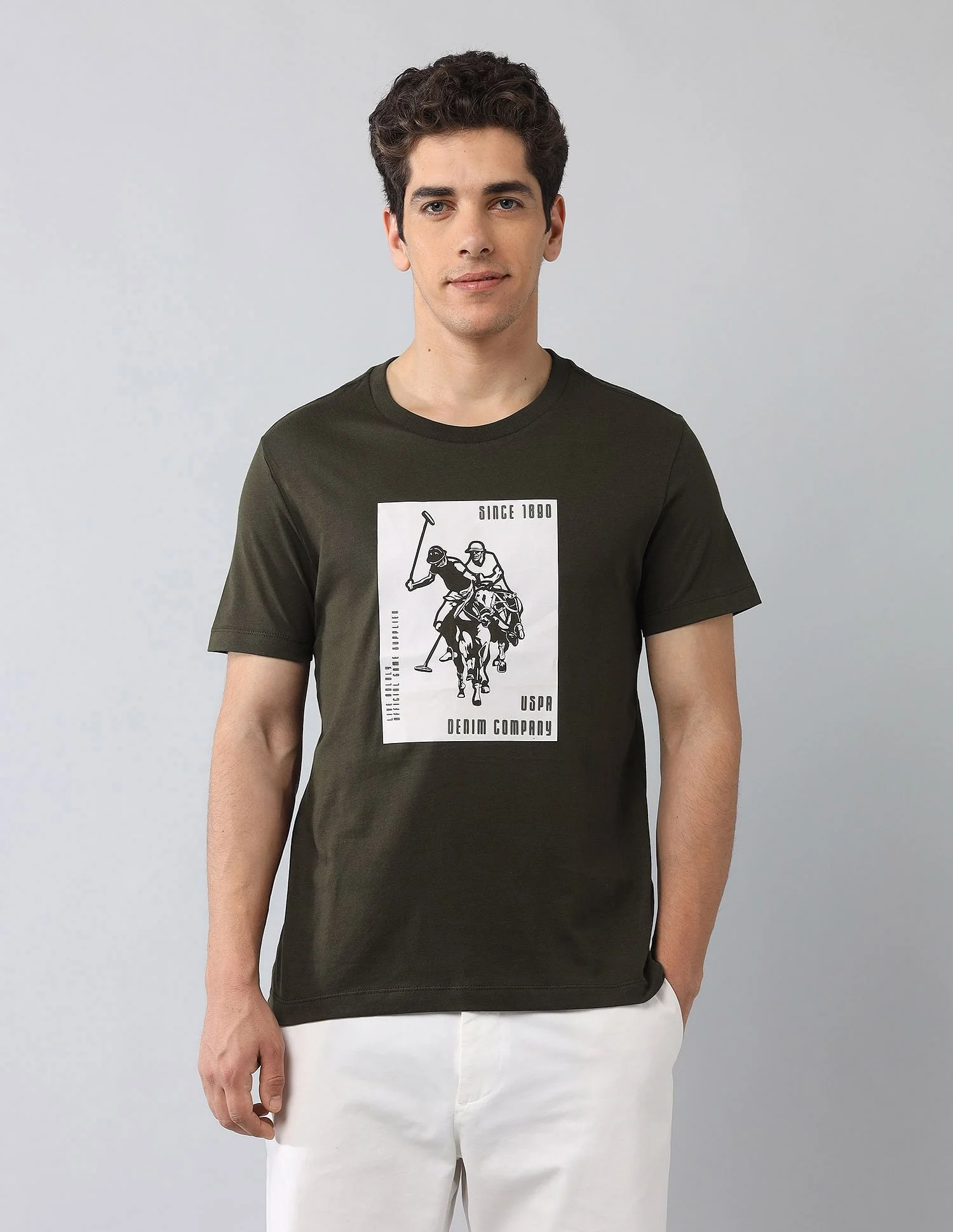 Muscle Fit Brand Printed T-Shirt - Image 6