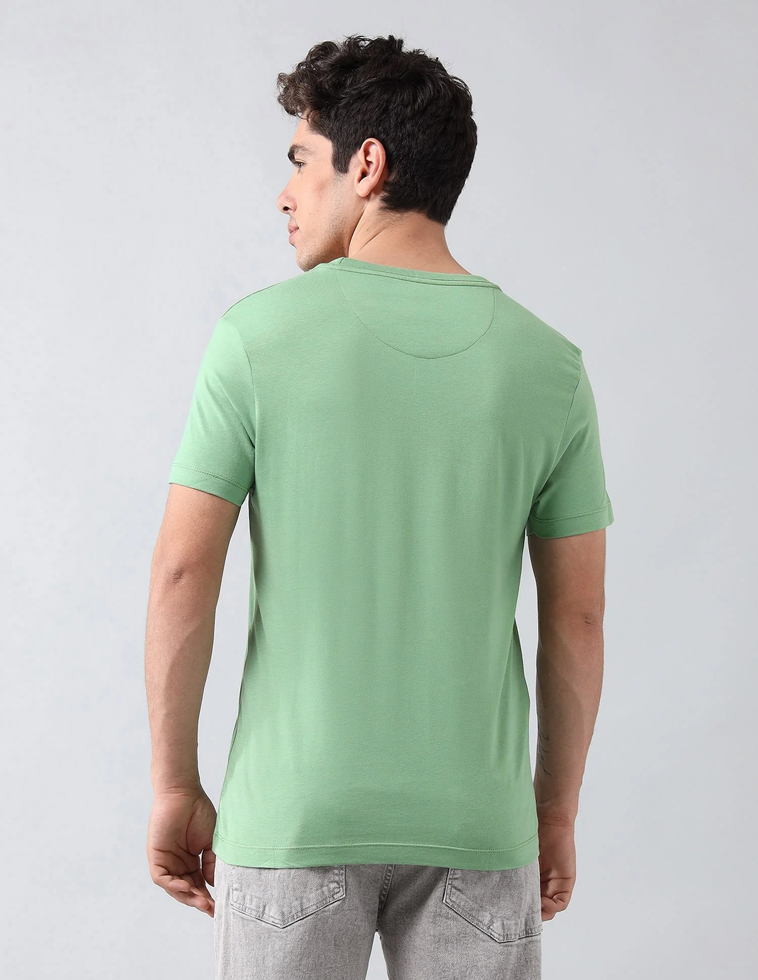 Muscle Fit Brand Printed T-Shirt - Image 5