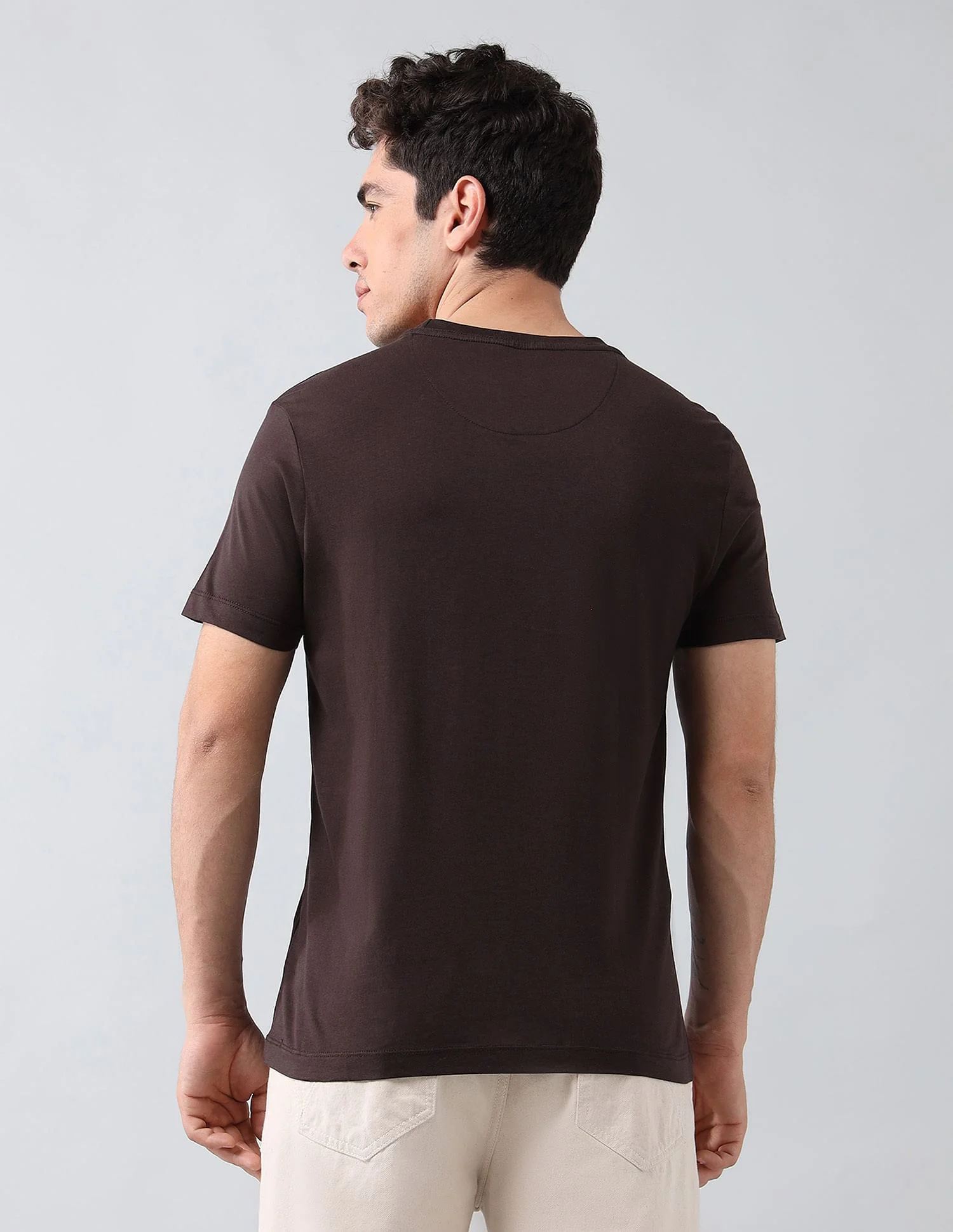 Muscle Fit Brand Printed T-Shirt - Image 5