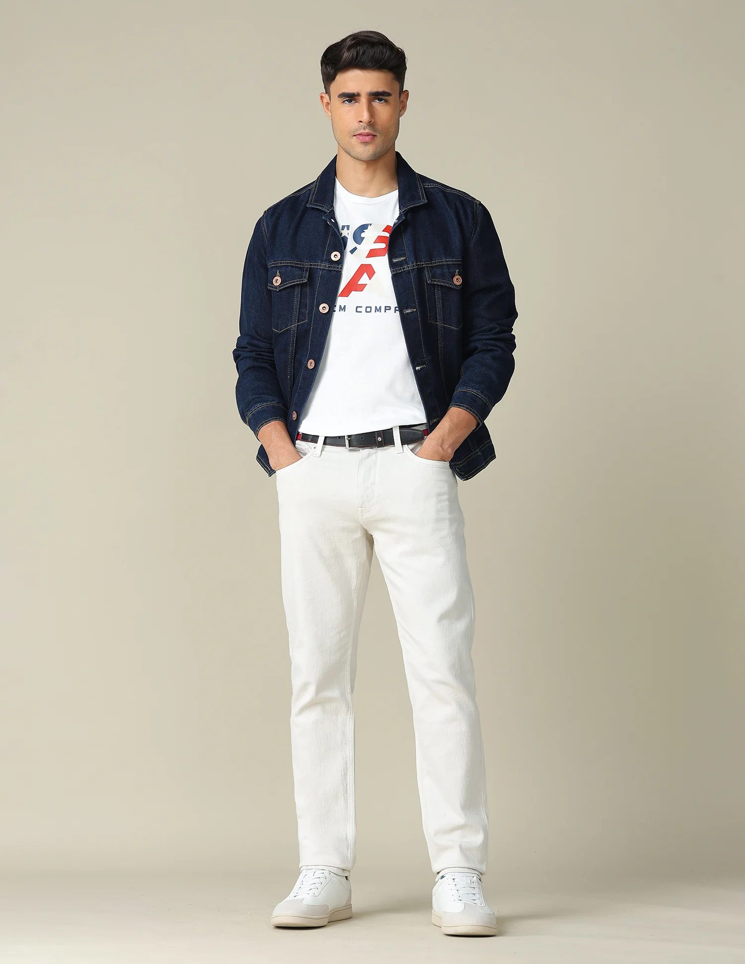 Muscle Fit Brand Printed T- Shirt - Image 3
