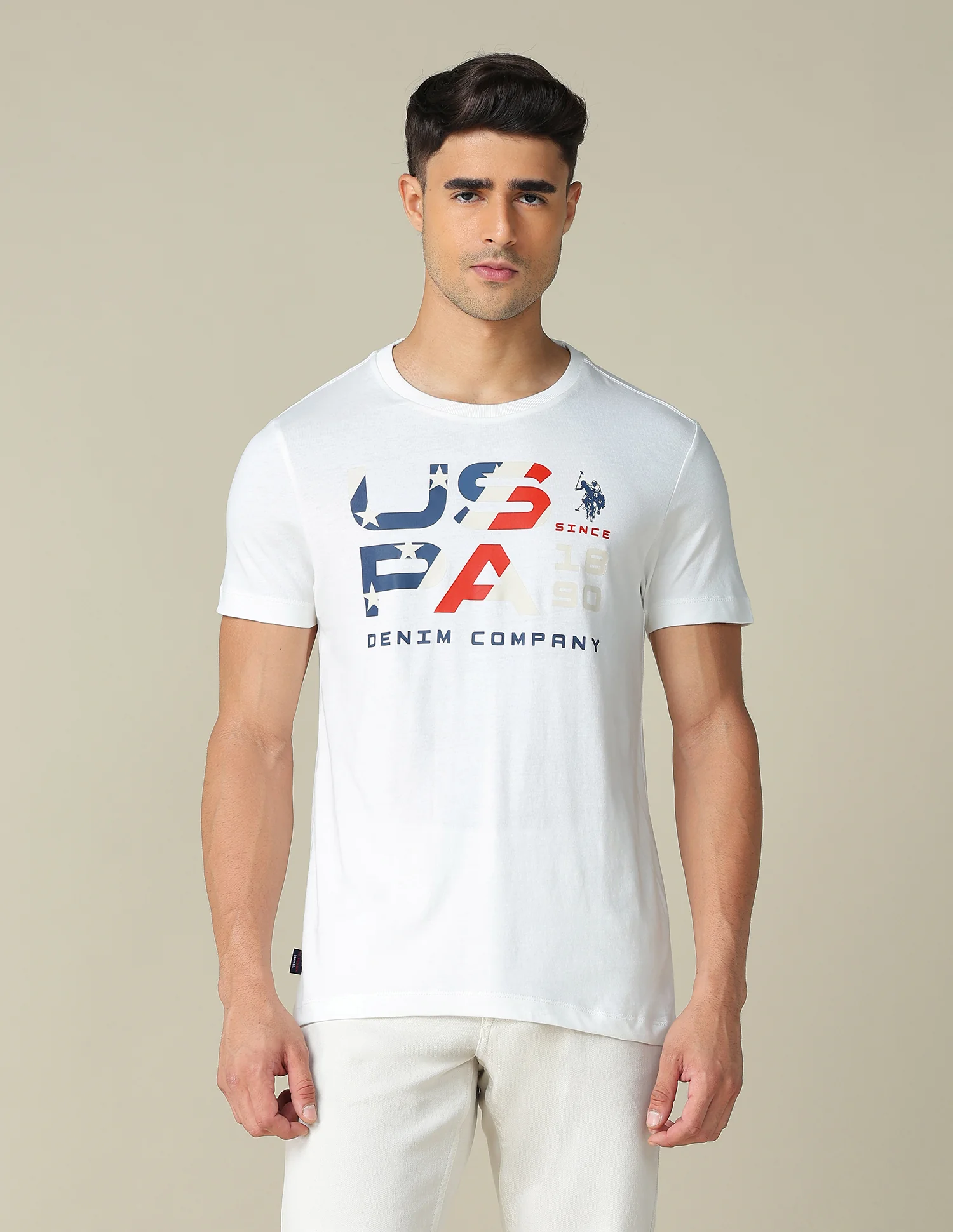 Muscle Fit Brand Printed T- Shirt - Image 6