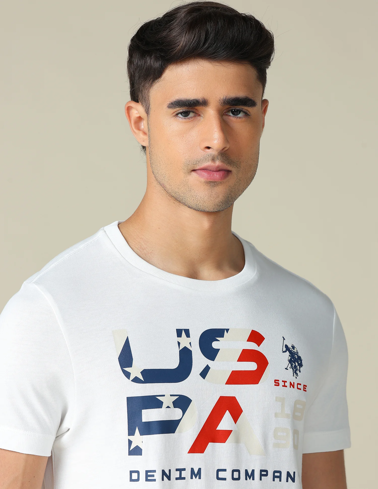 Muscle Fit Brand Printed T- Shirt - Image 7