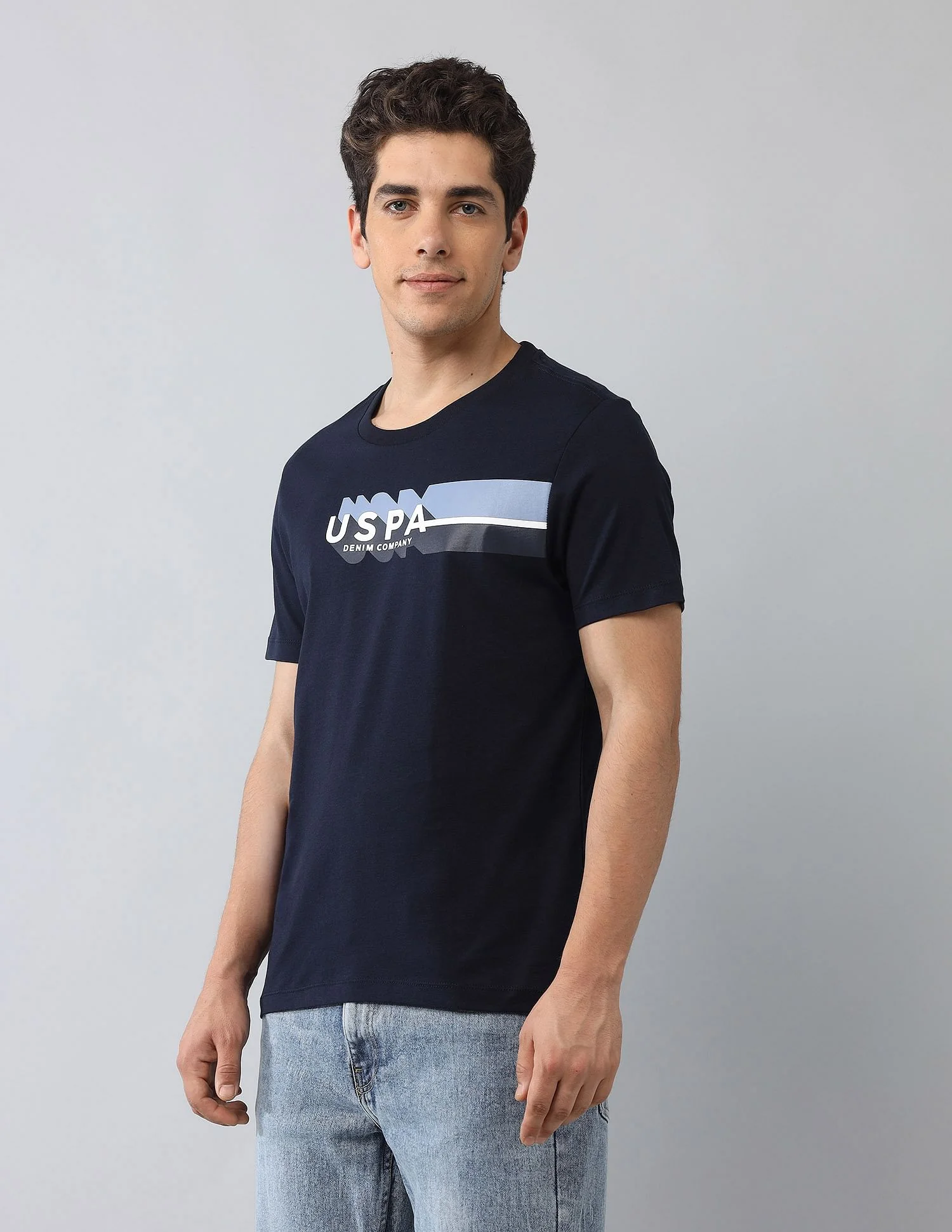 Muscle Fit Brand Printed T-Shirt - Image 4
