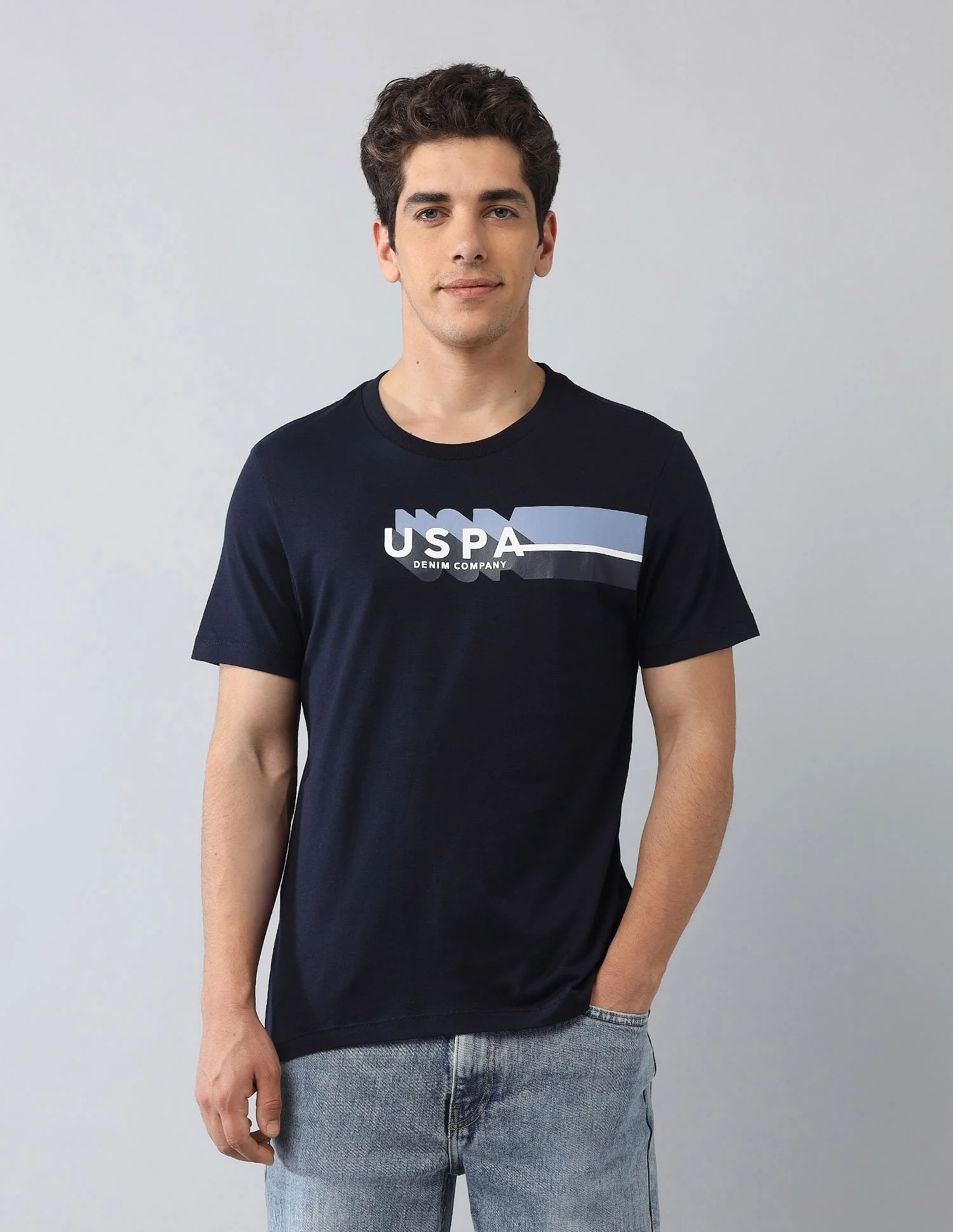 Muscle Fit Brand Printed T-Shirt - Image 6